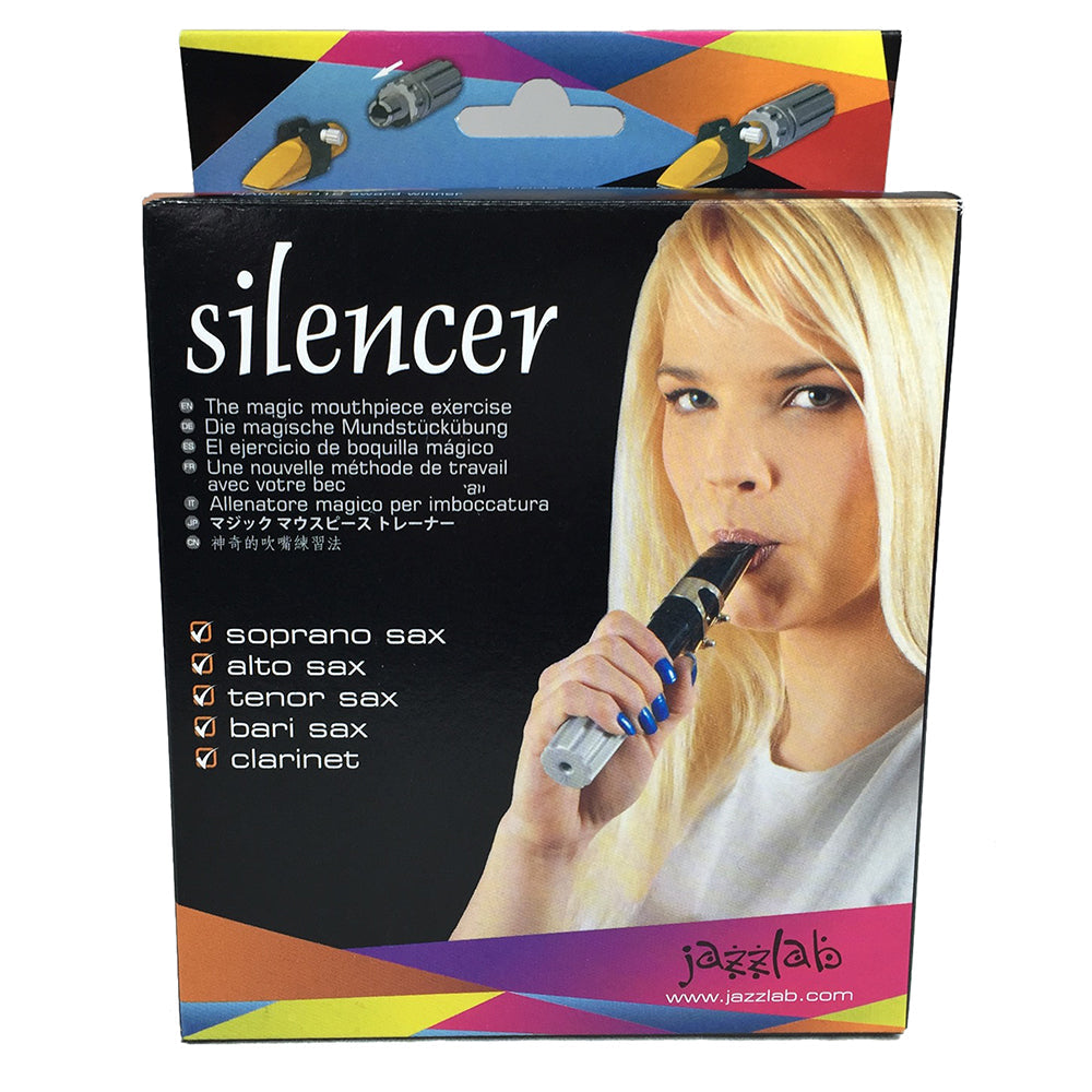 Jazzlab mouthpiece silencer for woodwind instruments Frederick Hyde