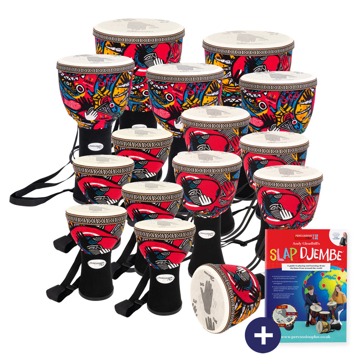 PP663-15PK - Percussion Plus Carnival slap djembe 15 pack - pre-tuned Default title