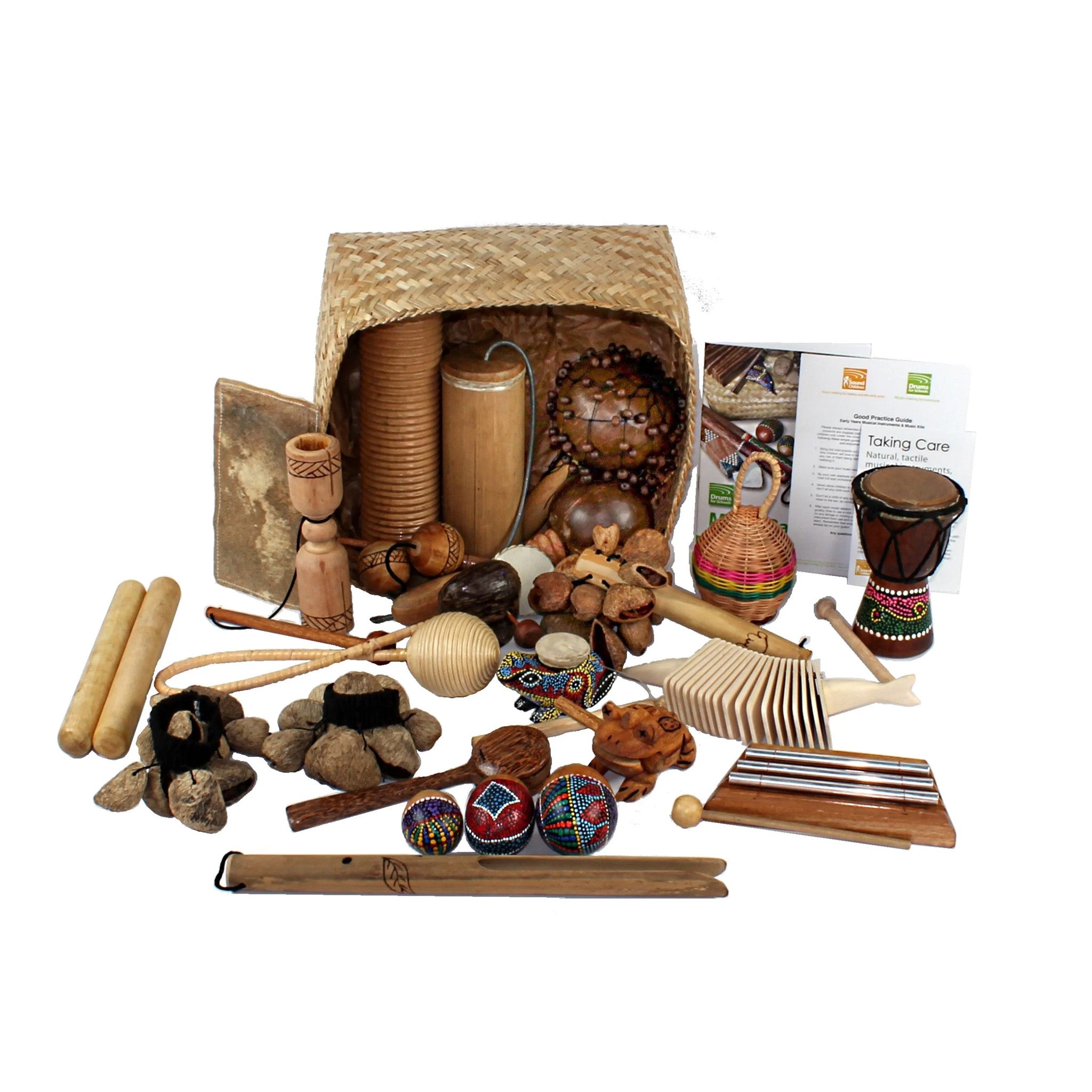 WP-WMBM - Drums for Schools world music basket - 23 instruments A1