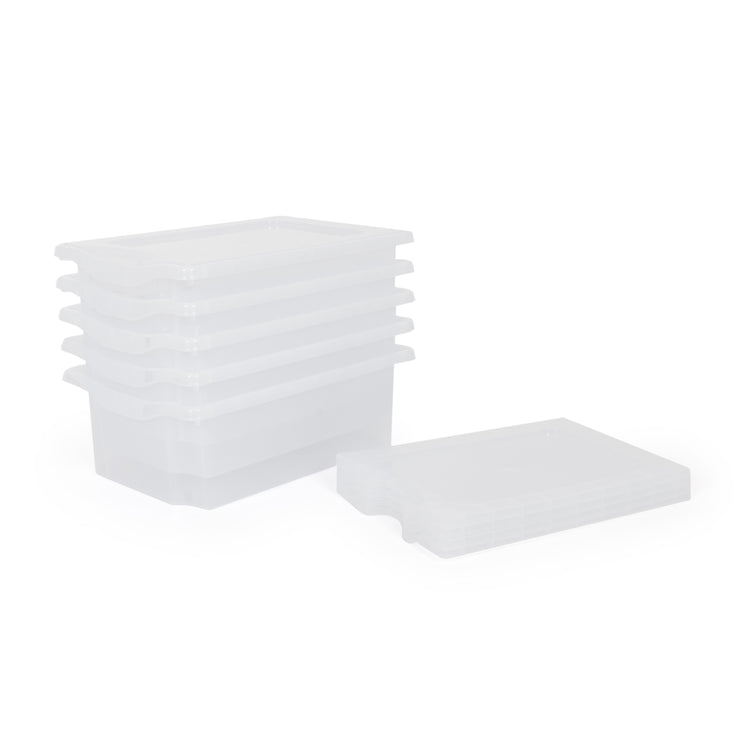 PP3511 - Monarch 5x 20L extra strong storage box and lid set - Clear Default title