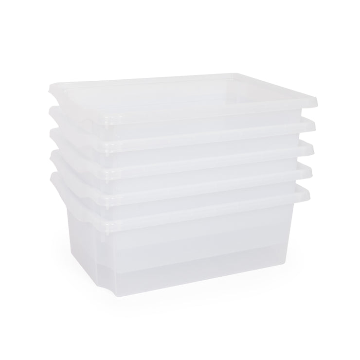 PP3511 - Monarch 5x 20L extra strong storage box and lid set - Clear Default title