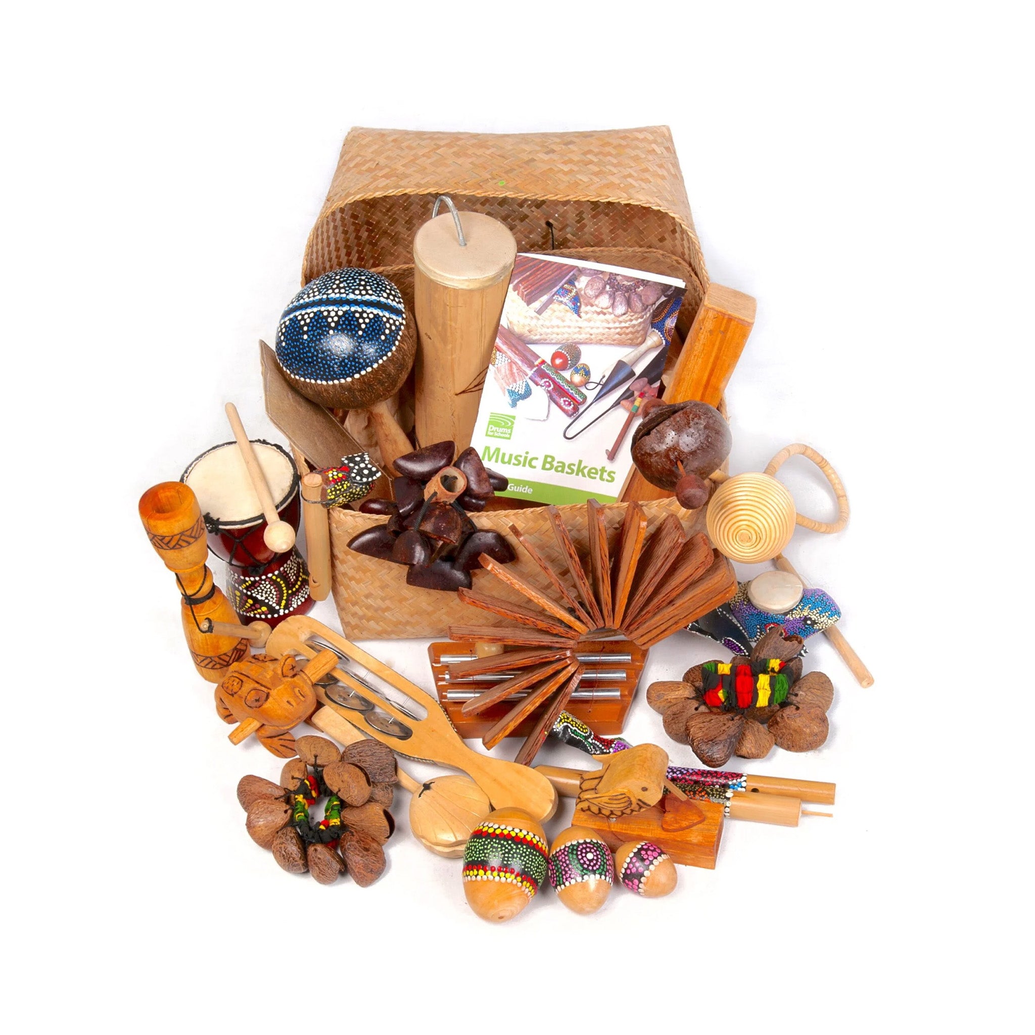WP-WMBM - Drums for Schools world music basket - 23 instruments A1