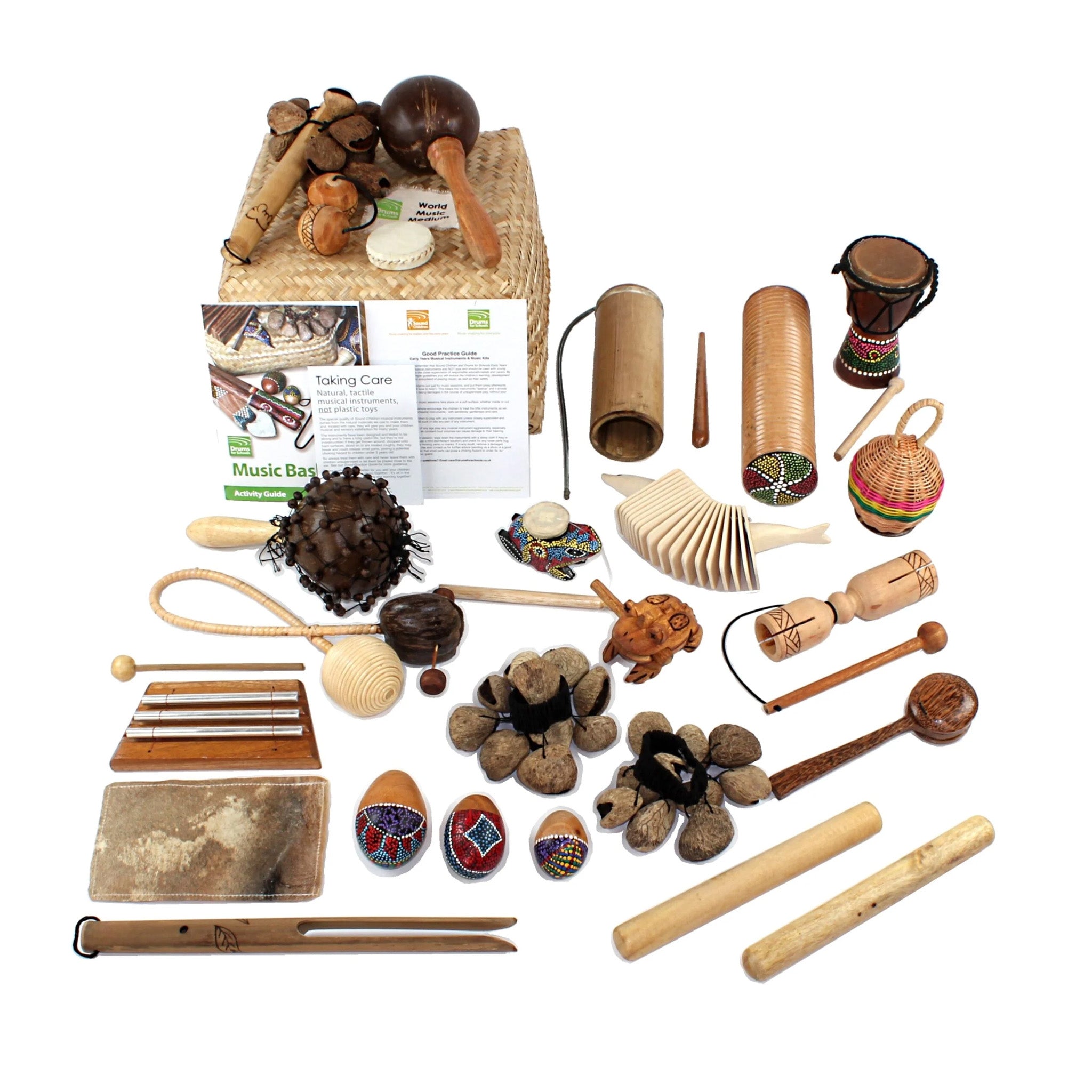 WP-WMBM - Drums for Schools world music basket - 23 instruments A1