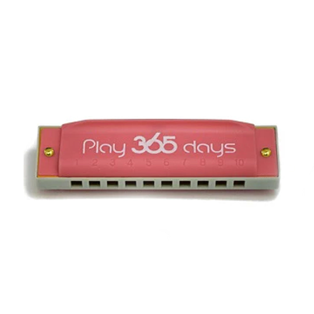 Suzuki Play 365 Days 10-hole diatonic harmonica - Red