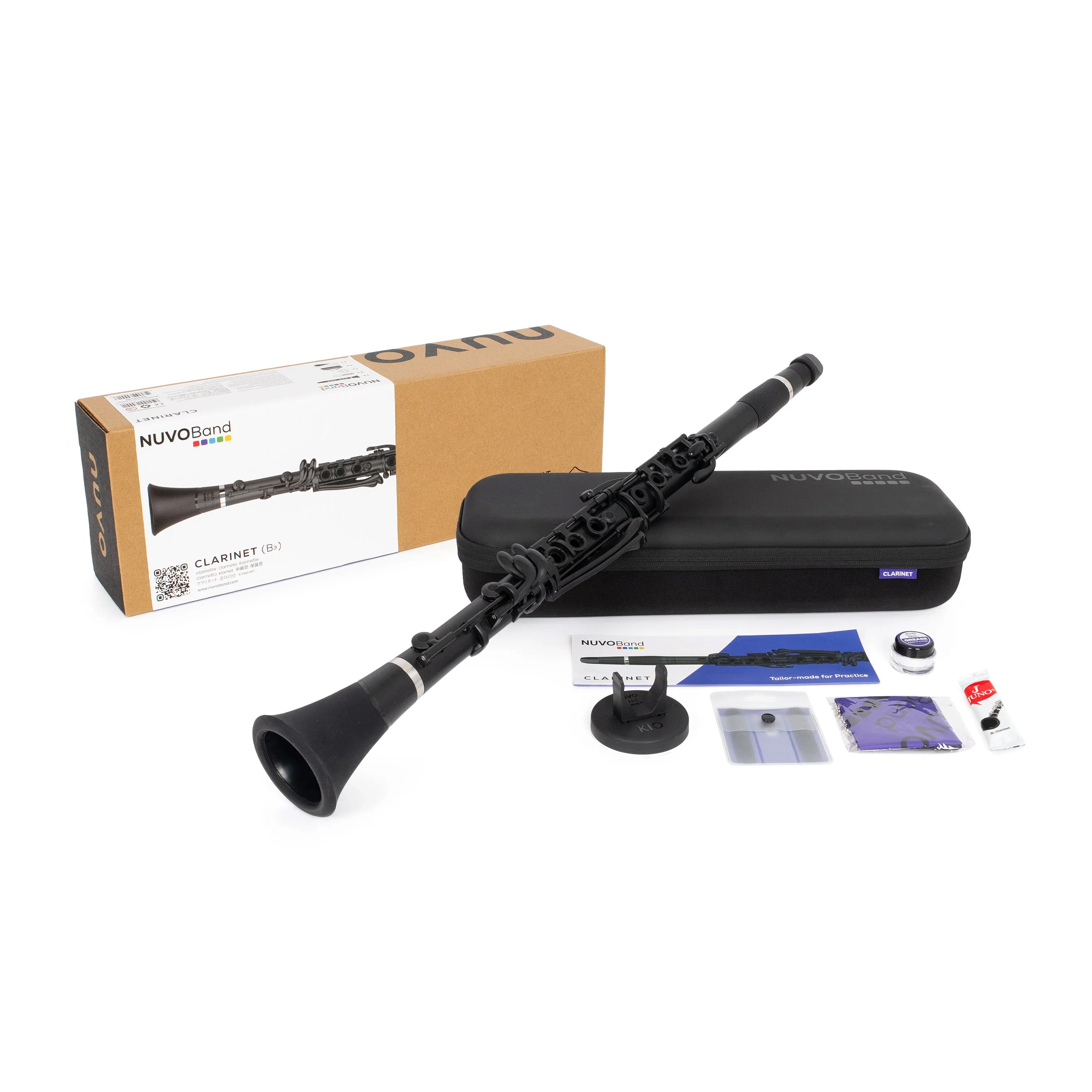NUVOBand NB200 Bb clarinet outfit in black image 11