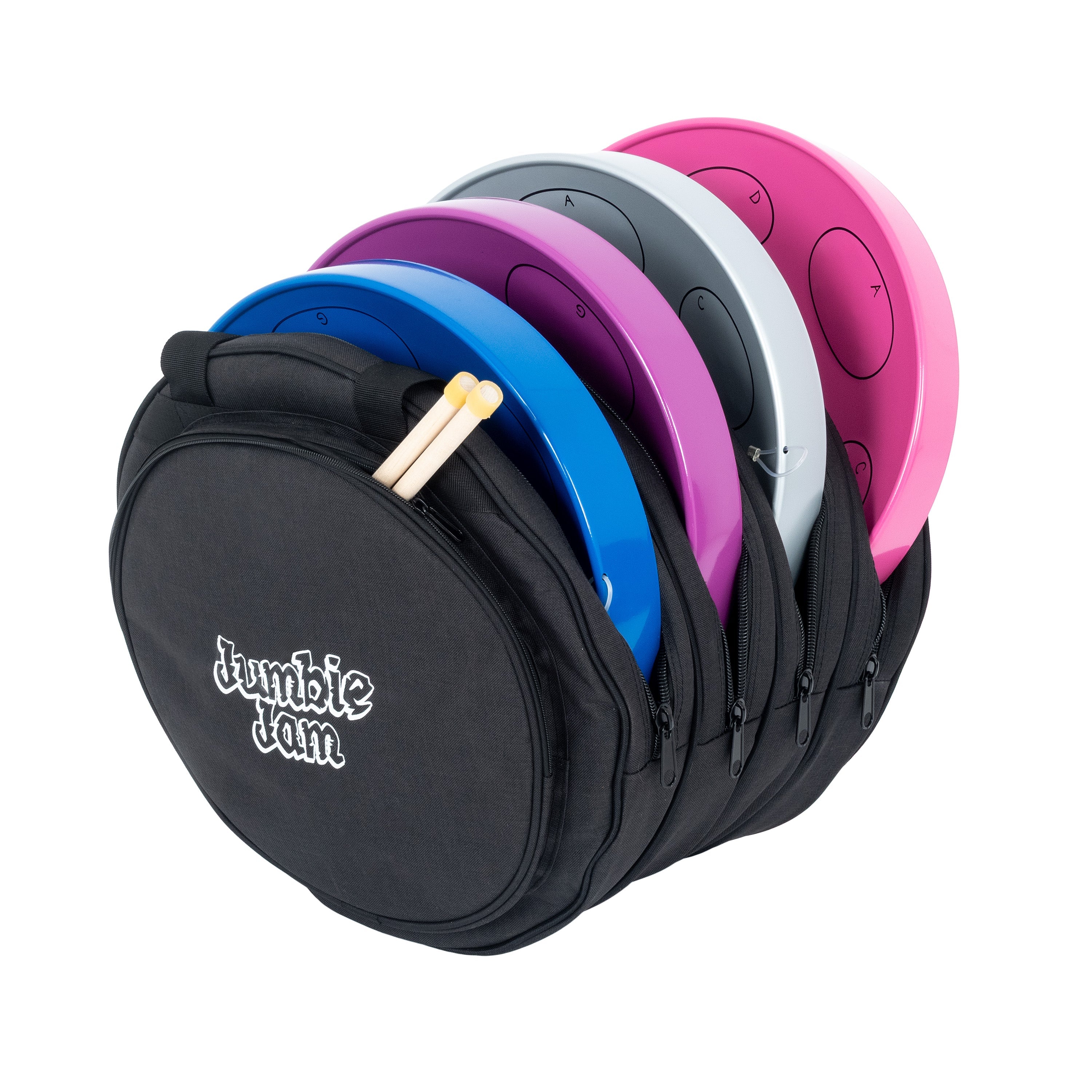 Percussion Plus gig bag for 4 Jumbie Jam steel pans