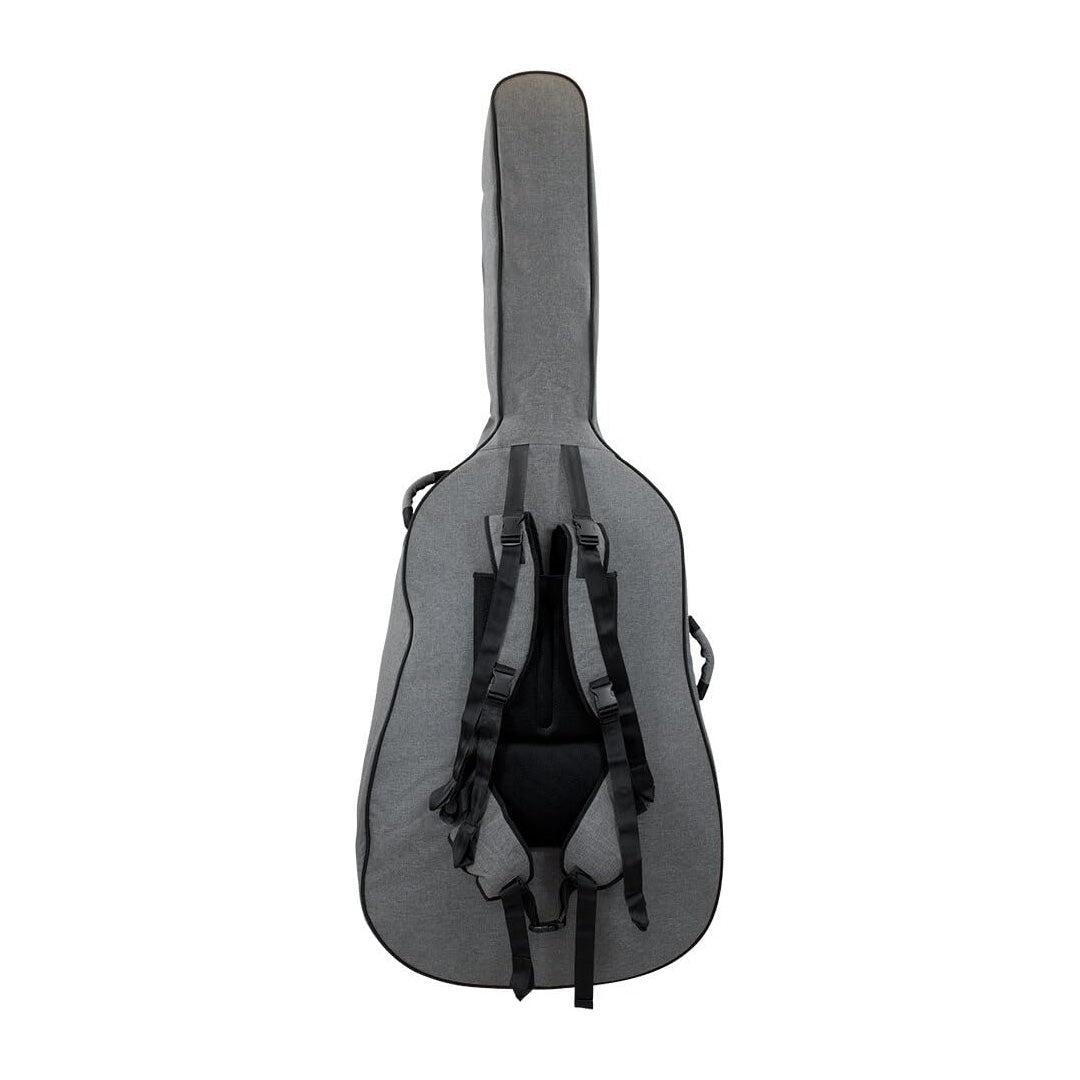 46BS34-315 - Tom & Will double bass gig bag 3/4 size Grey with red interior / A1