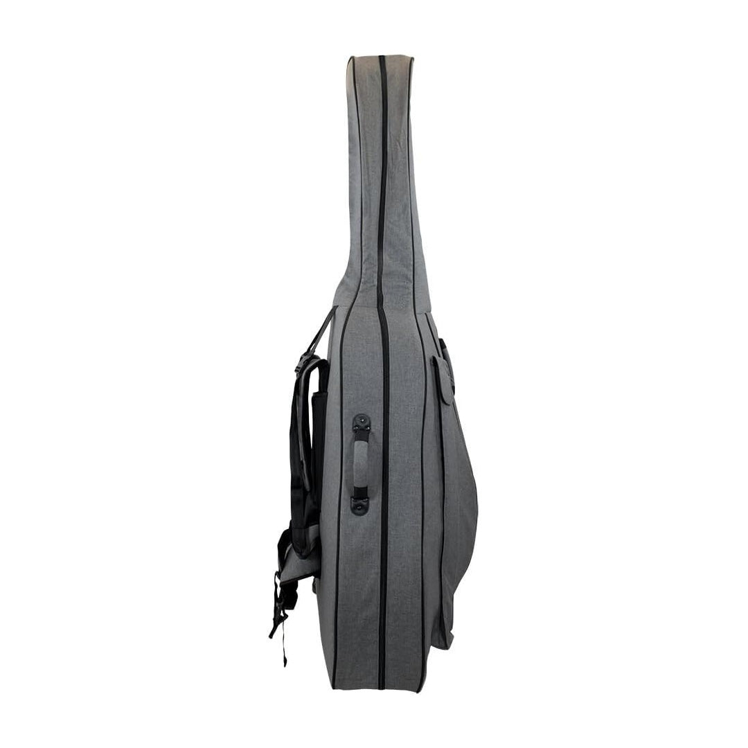 46BS34-315 - Tom & Will double bass gig bag 3/4 size Grey with red interior / A1