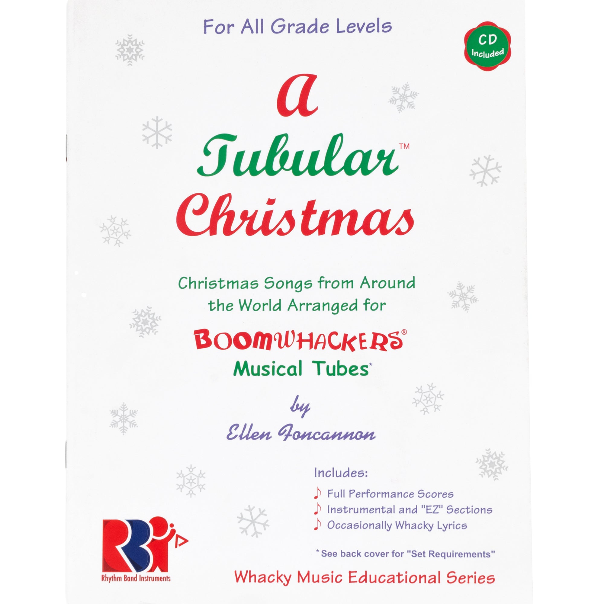 Boomwhackers a tubular Christmas song book and CD