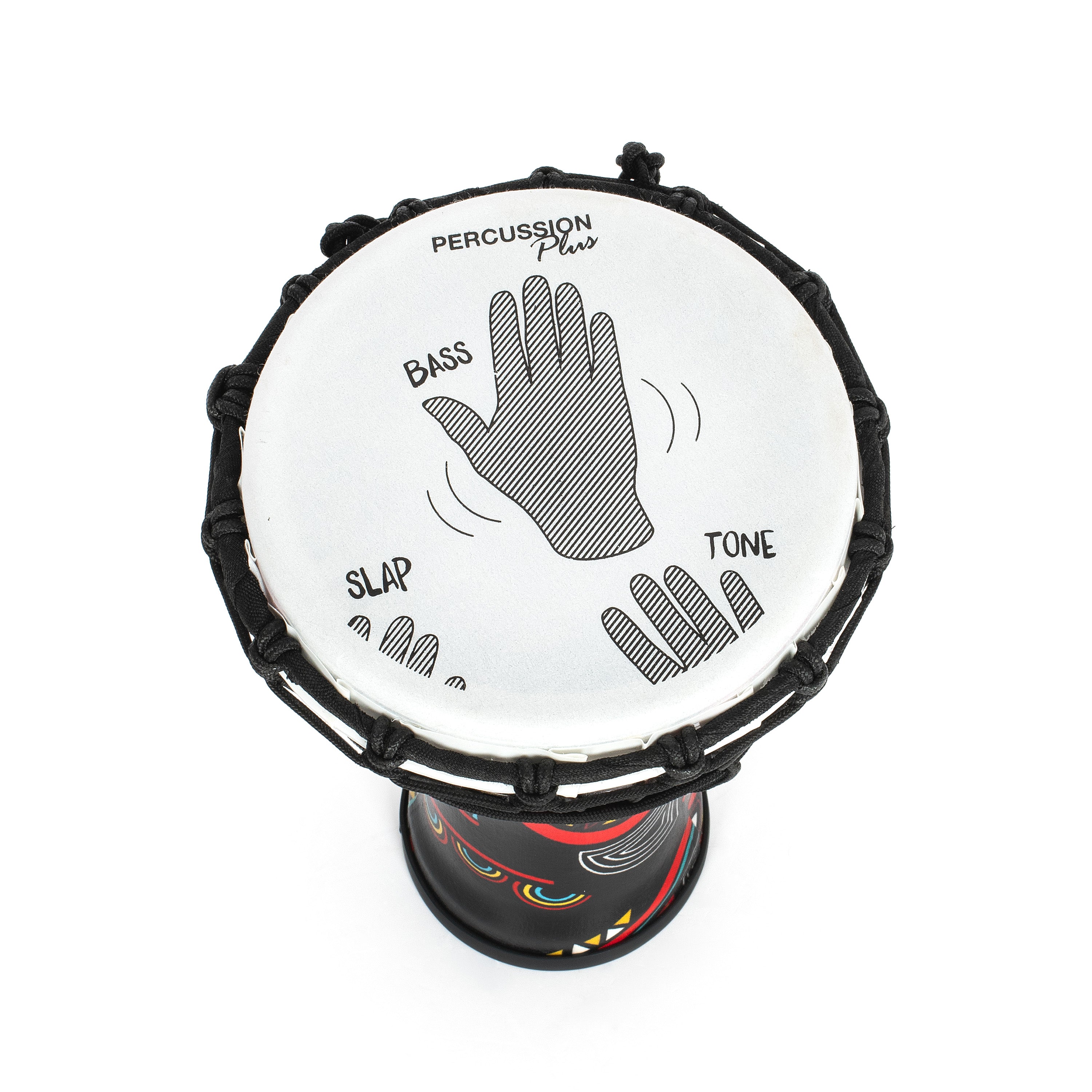 Percussion Plus Carnival Slap Djembe rope tuned - 7" image 5