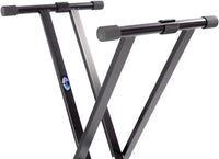 LMS19B - Opus X frame double braced height adjustable keyboard stand Default title