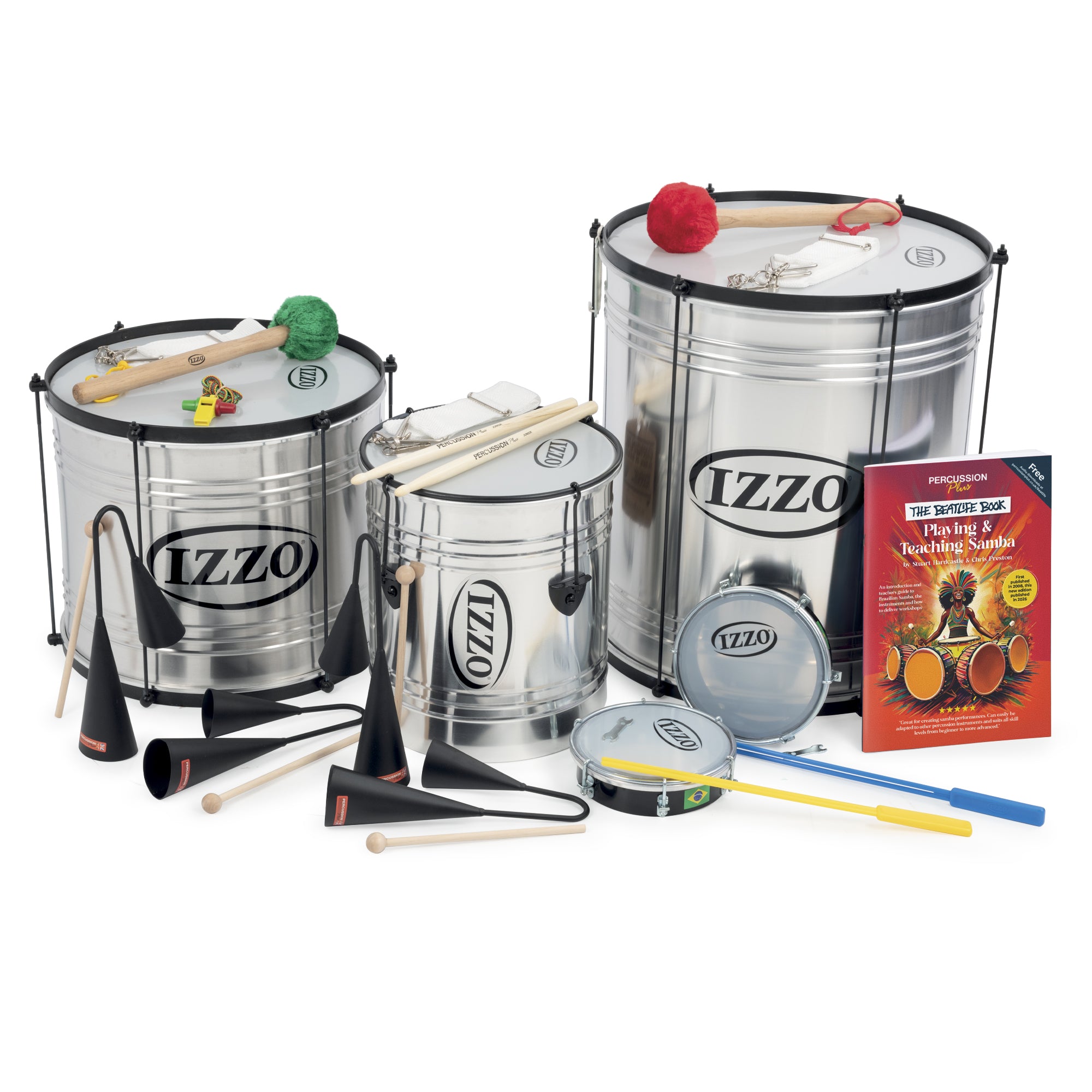 Izzo Junior samba 10 player classroom pack