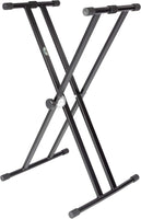 LMS19B - Opus X frame double braced height adjustable keyboard stand Default title