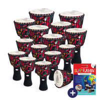 PP665-15PK - Percussion Plus Carnival slap djembe 15 pack - rope tuned Default title