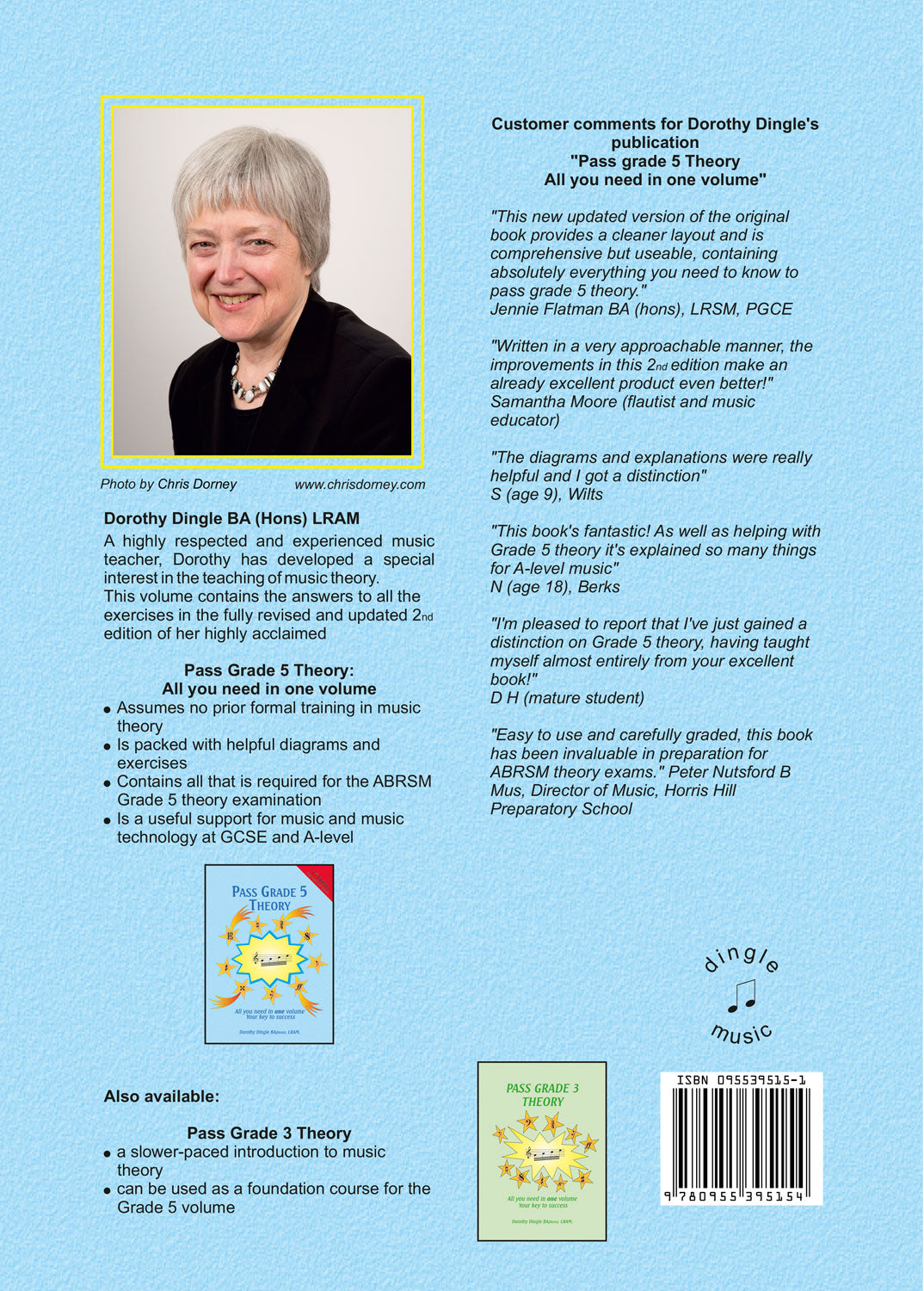 9780955395154 - Dingle Music Pass Grade 5 Theory Answer Book - 2nd Edition A1