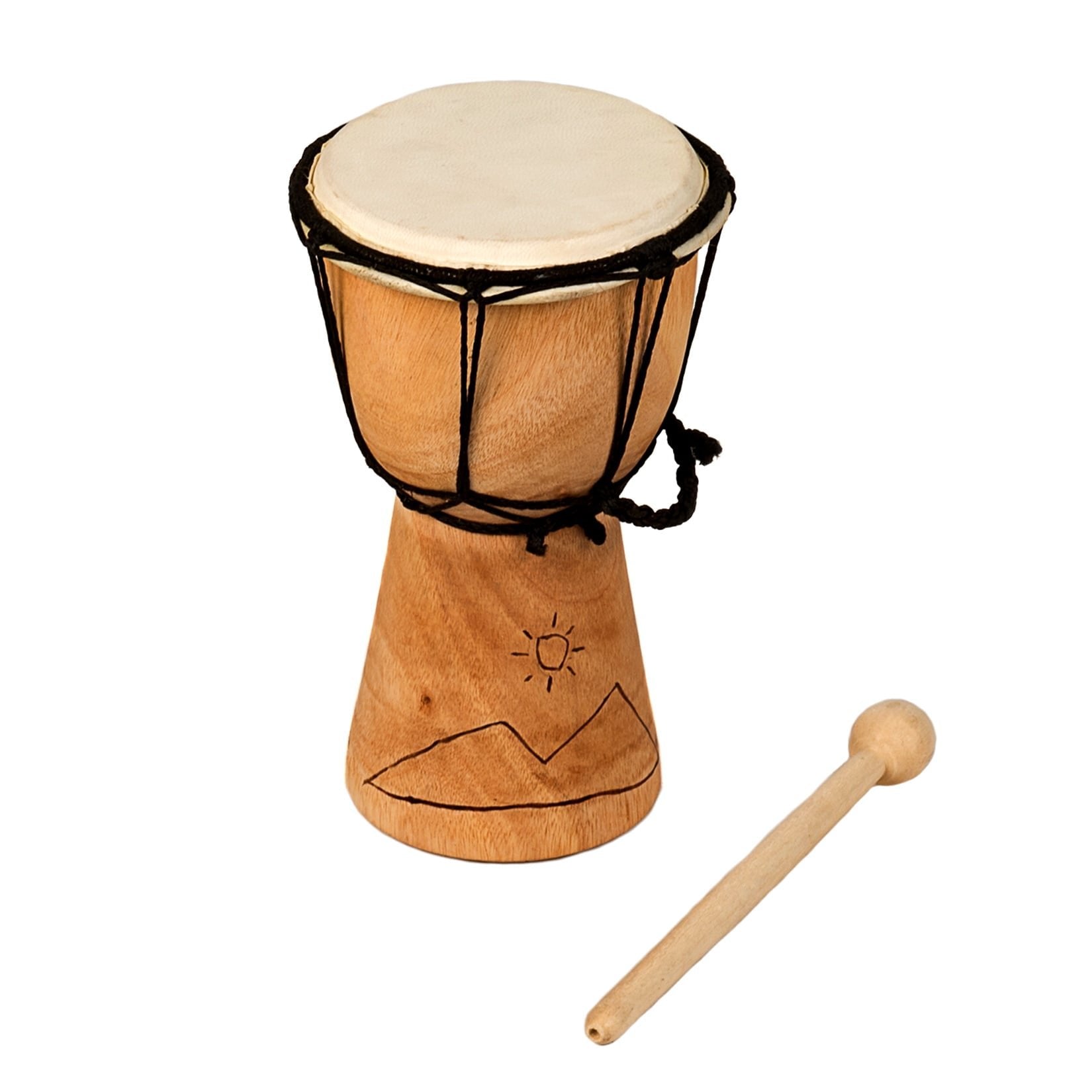 AD-DJBUEY0420 - Drums for Schools hand carved djembe - 4.5 inch A1