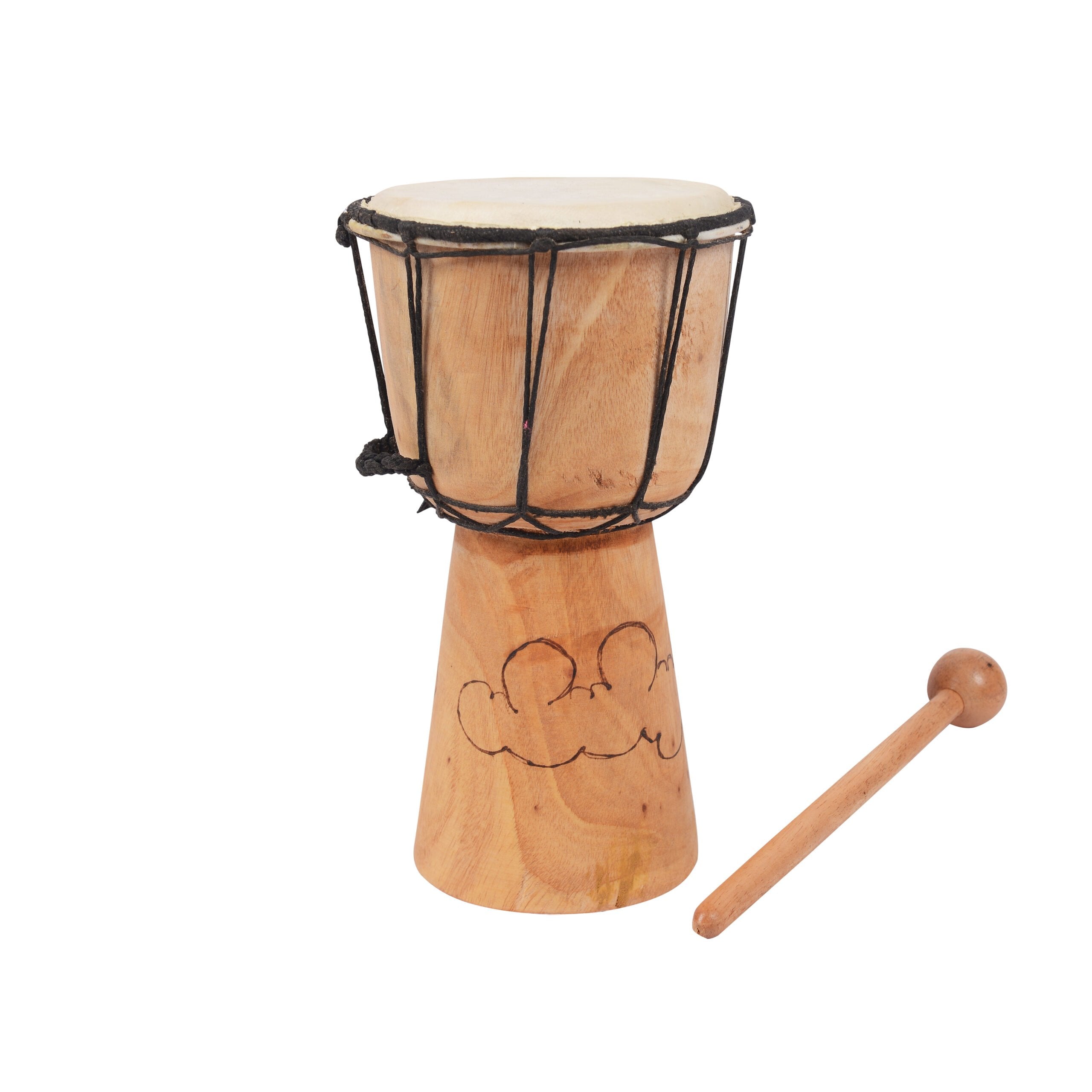 AD-DJBUEY0525 - Drums for Schools hand carved djembe - 5.5 inch A1