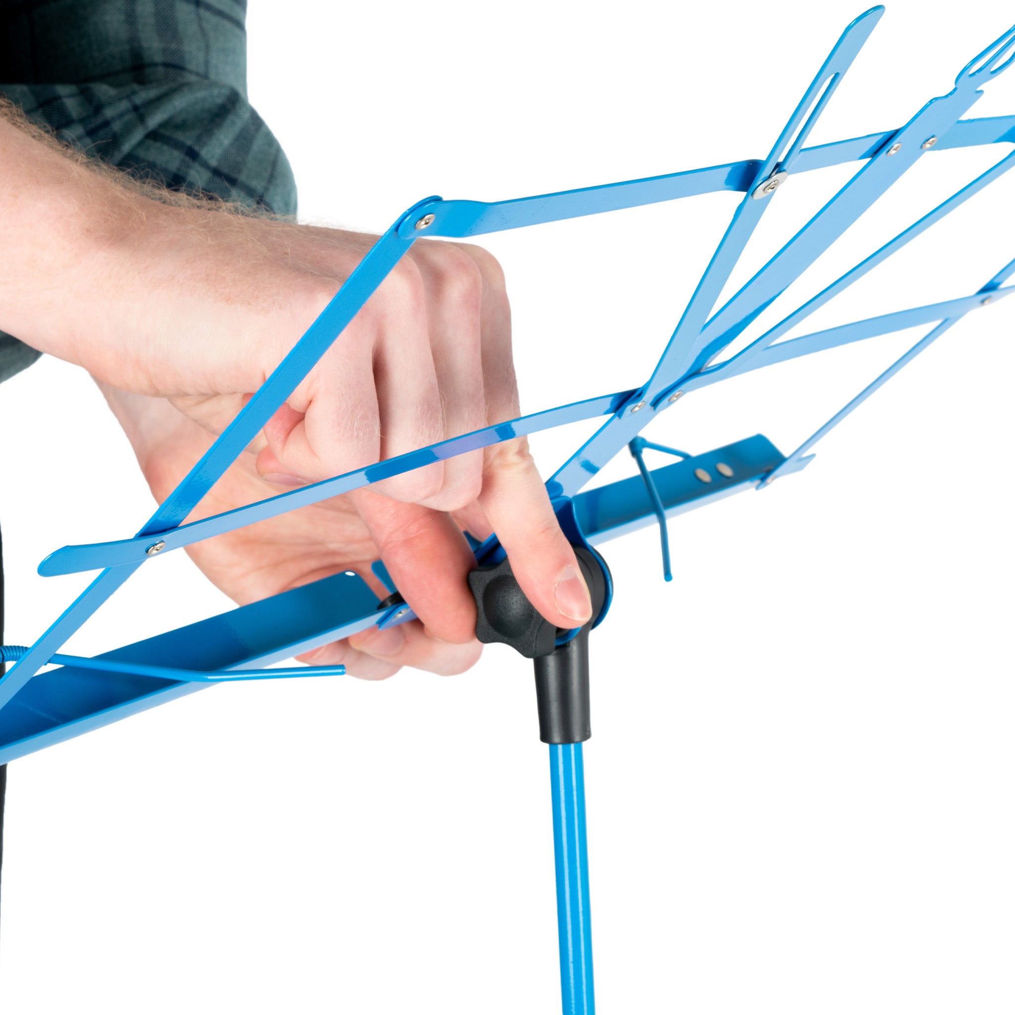 AP-3501-BL - Apextone folding music stand Blue / A1