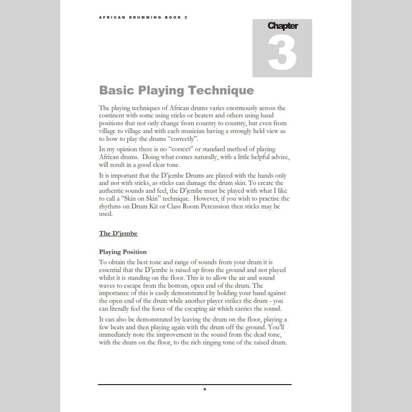 PP4102 - Andy Gleadhill's African drumming book 2 A1