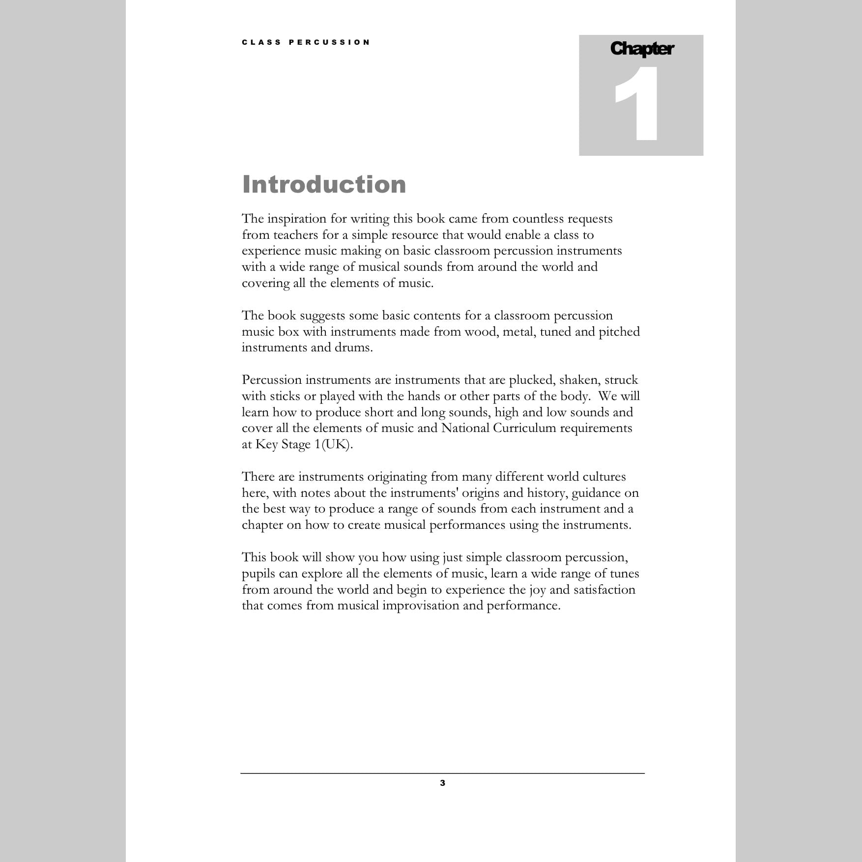 PP4103 - Andy Gleadhill's Class Percussion Book A1