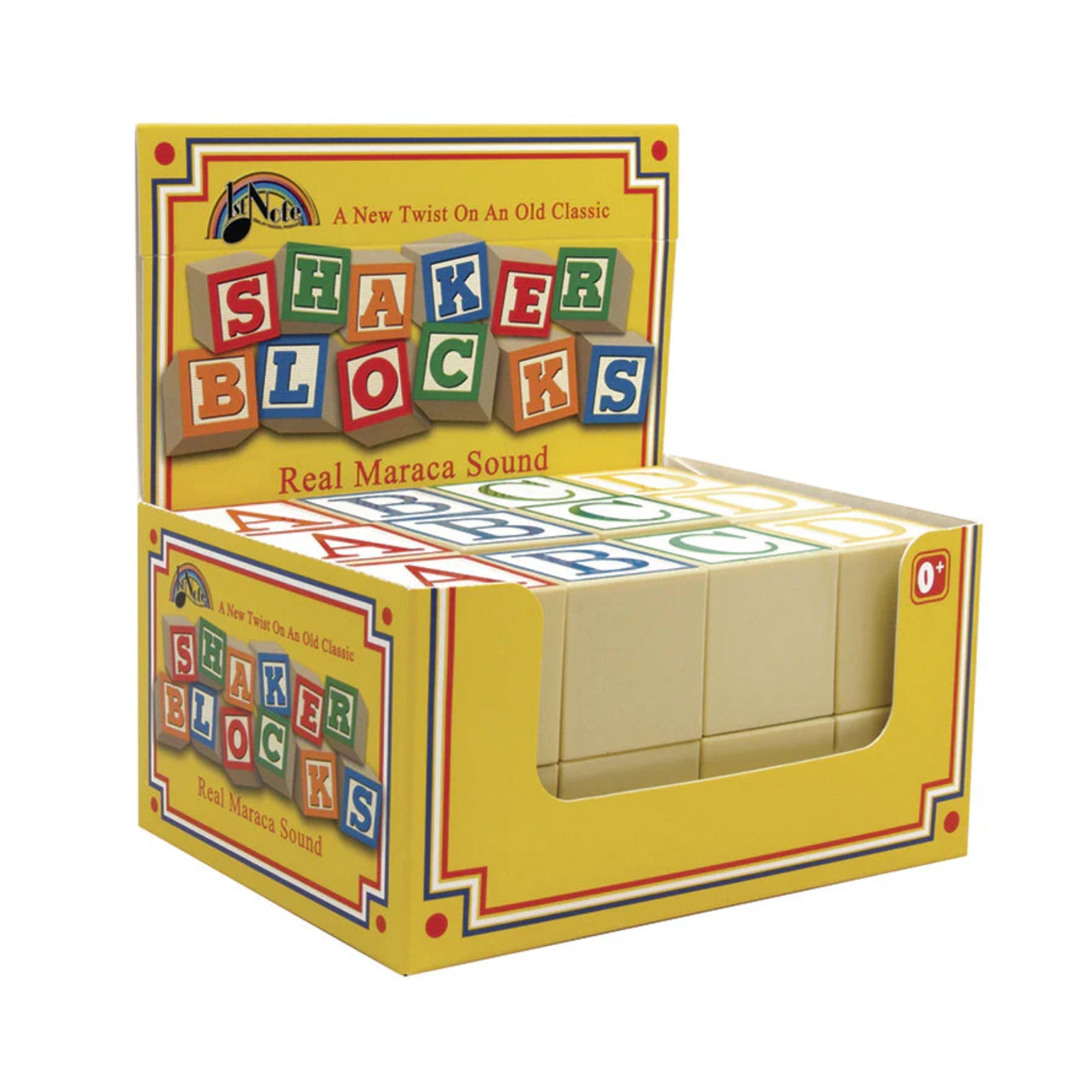 Trophy shaker blocks display box of 24