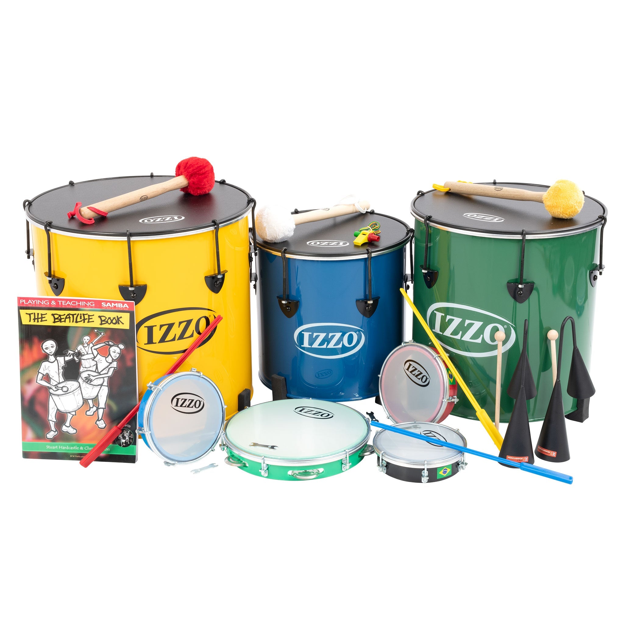 Izzo Castle samba classroom pack for 10 players Izzo Castle samba classroom pack for 10 players