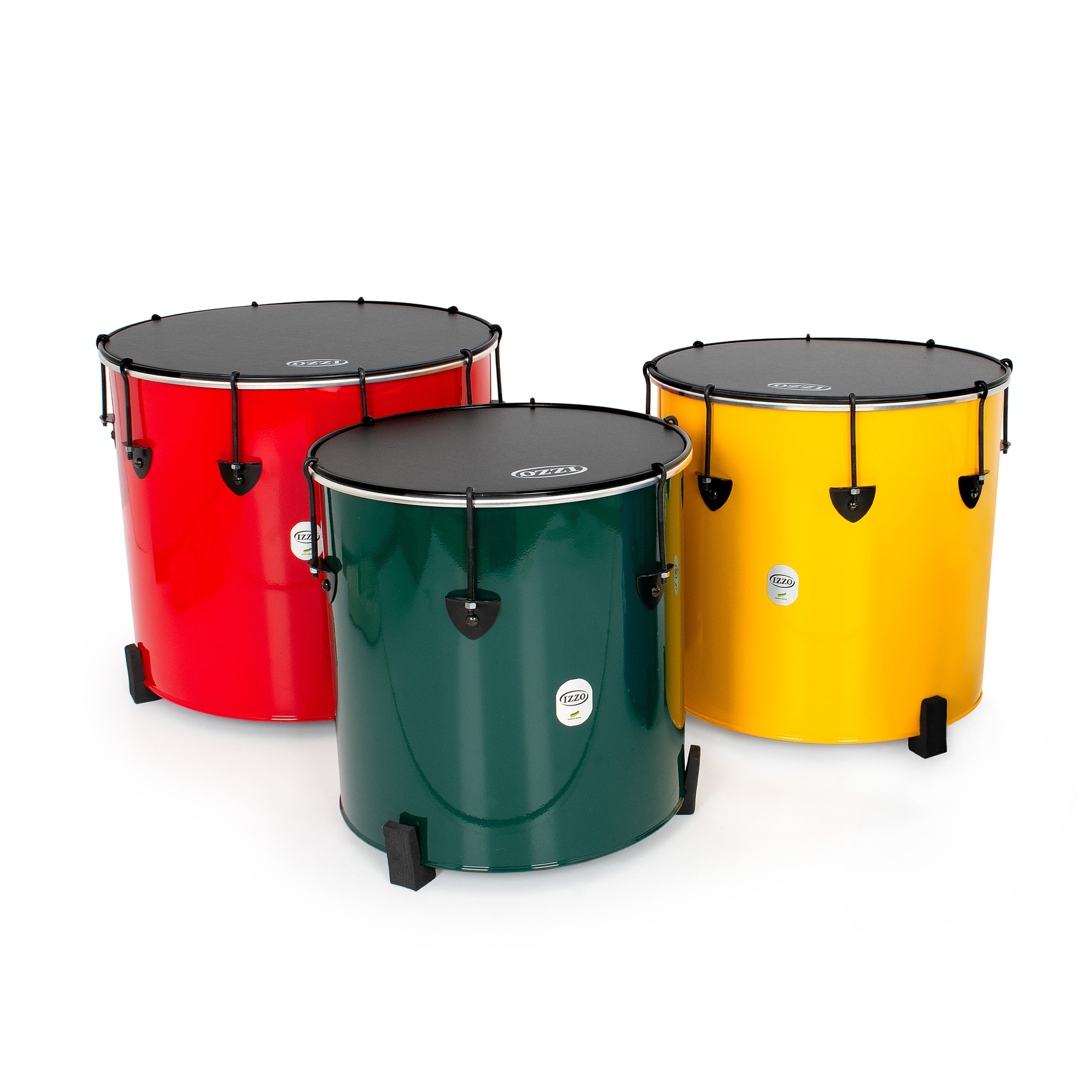 Izzo Castle surdos set of 3 nesting samba drums - 14", 16", 18" Izzo Castle surdos set of 3 nesting samba drums - 14", 16", 18"