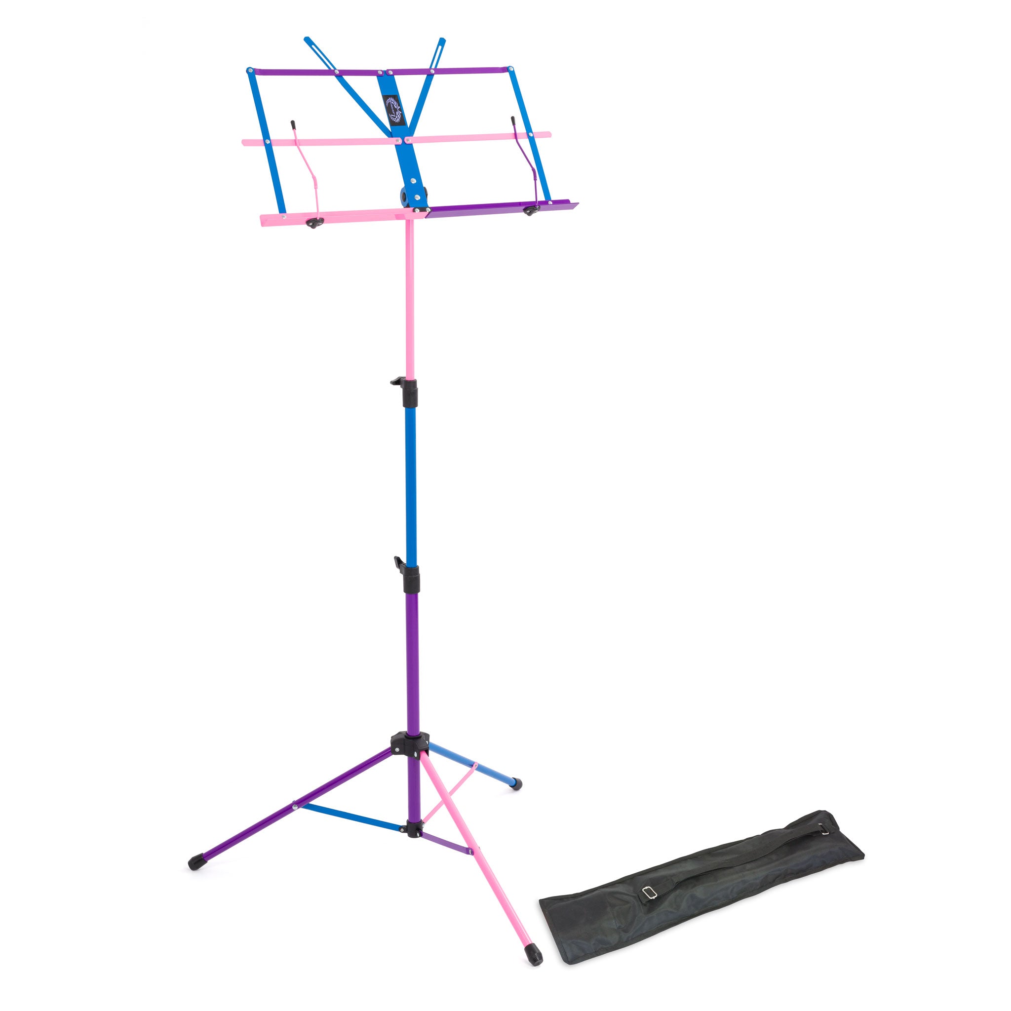 LMS02-MX - Lawrence lightweight folding music stand Mixed colours / A1