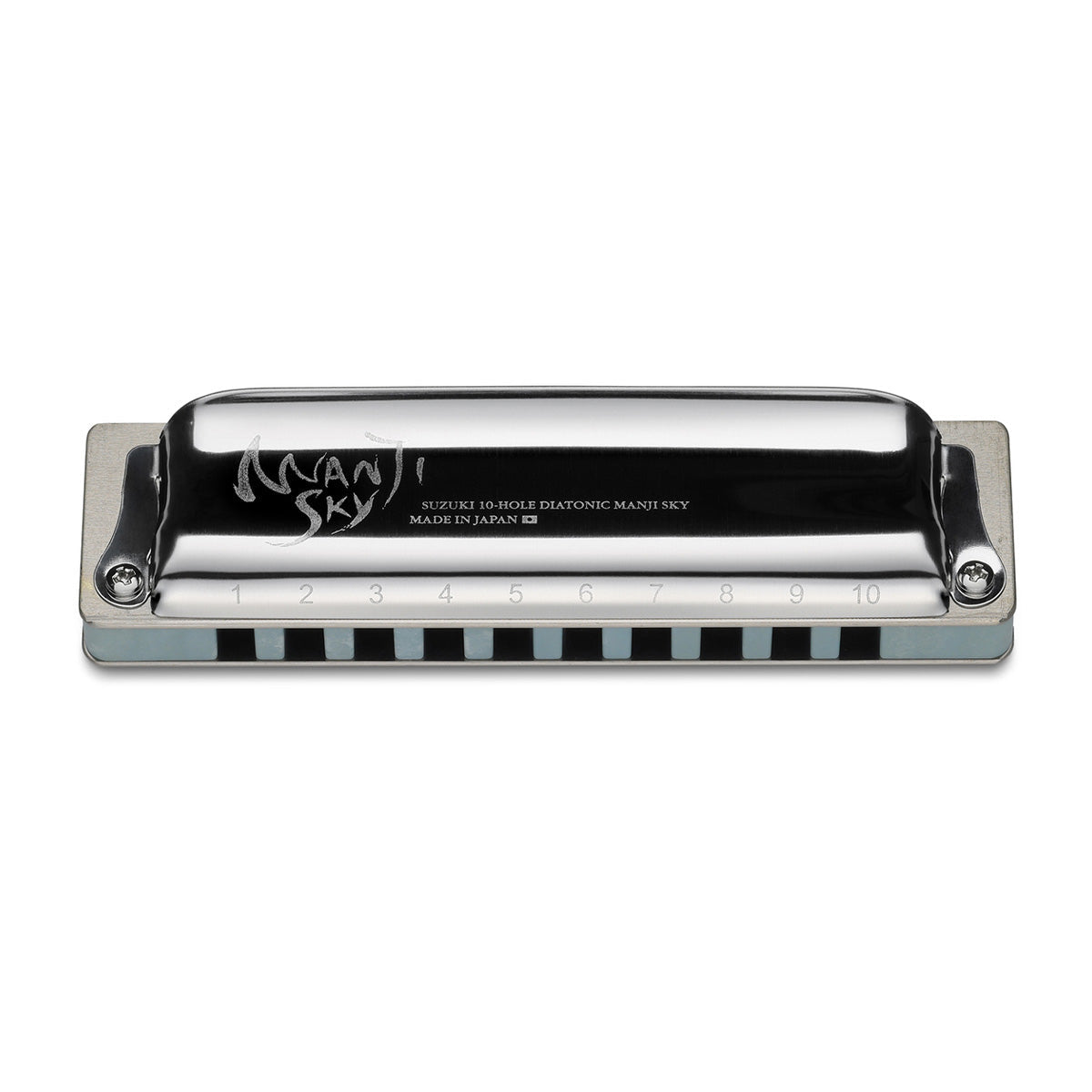 Suzuki Manji Sky 10-hole diatonic harmonica - D