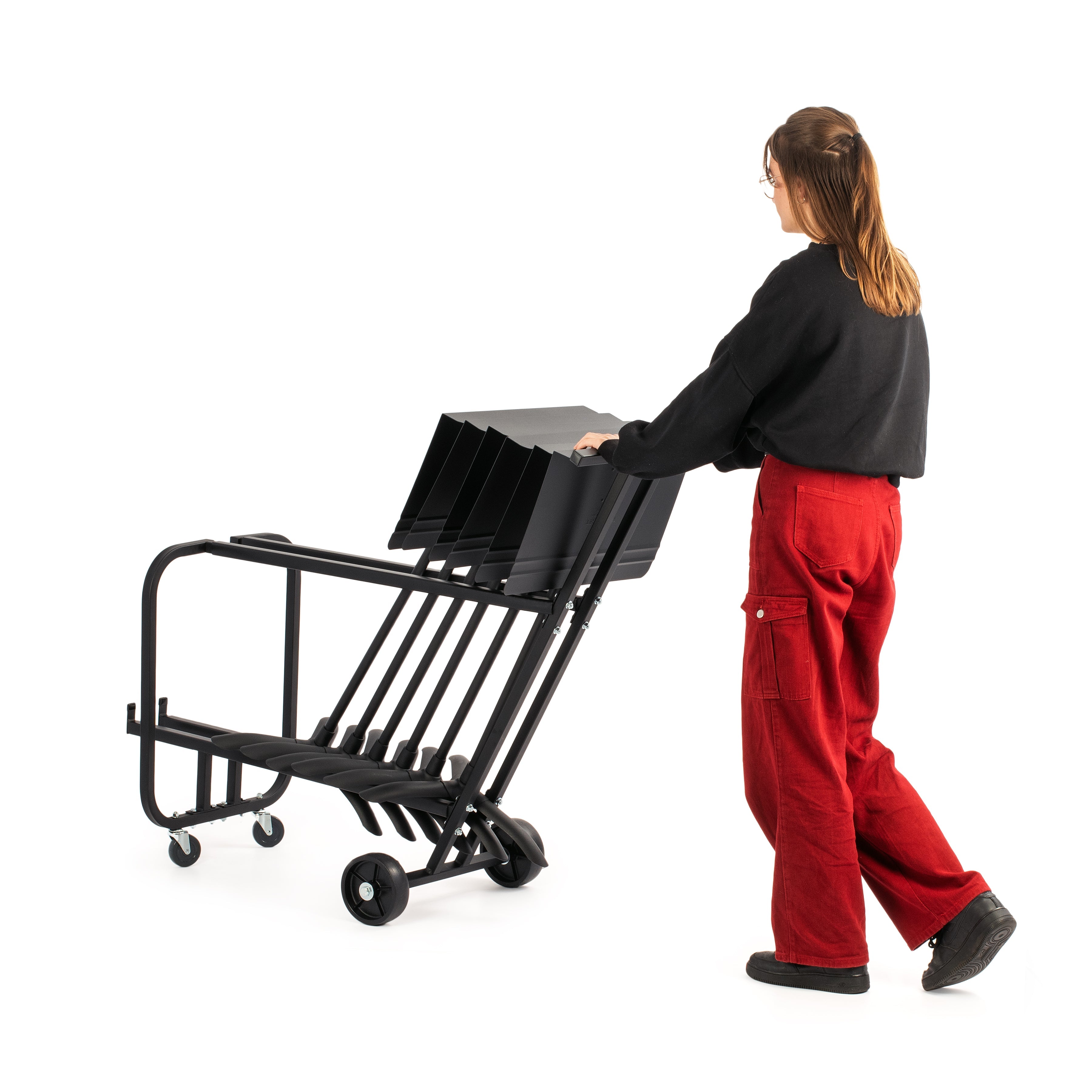 Manhasset Symphony music stand storage cart for up to 13 stands
