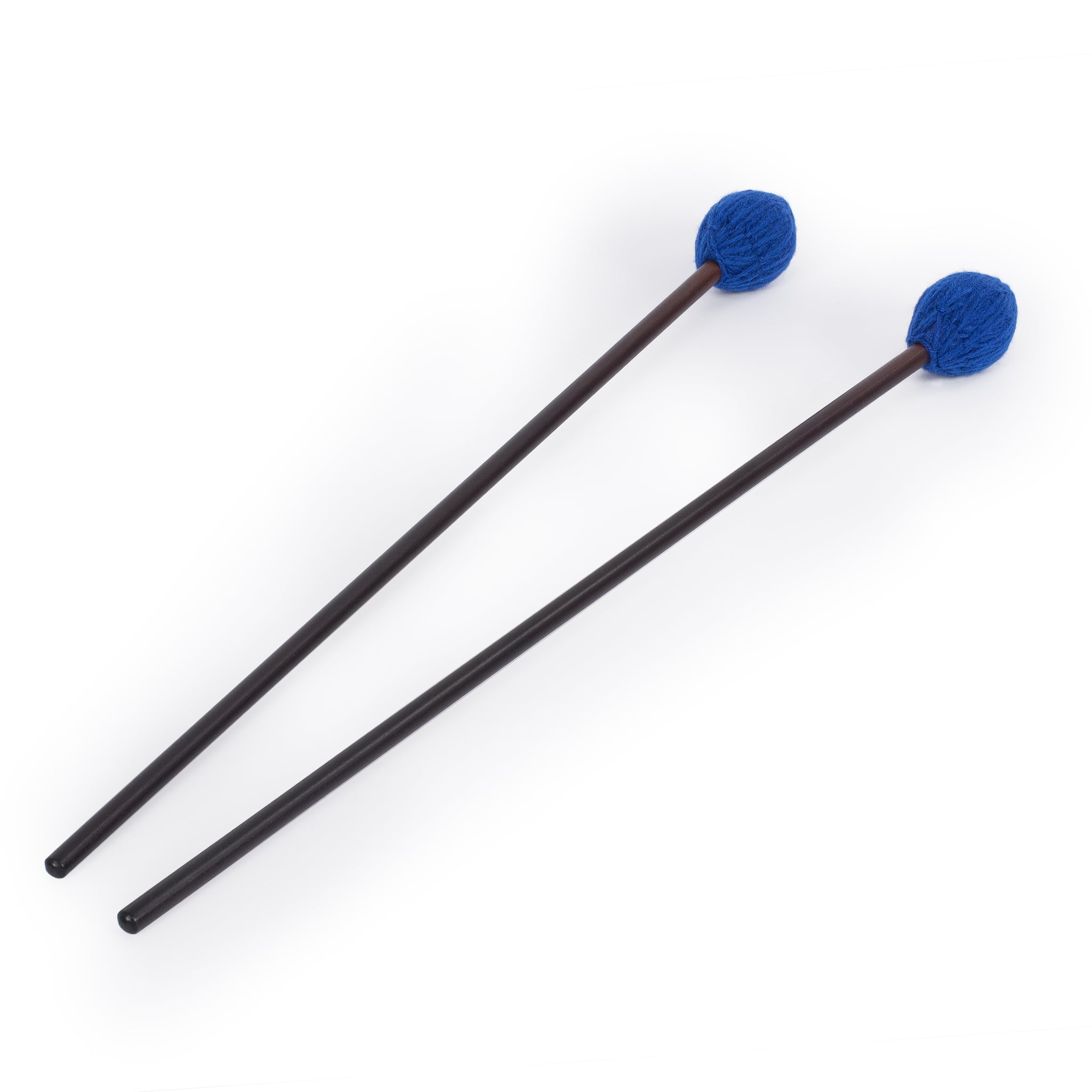 Percussion Workshop Vibraphone / marimba beaters pair - 3.3cm blue wool head  medium