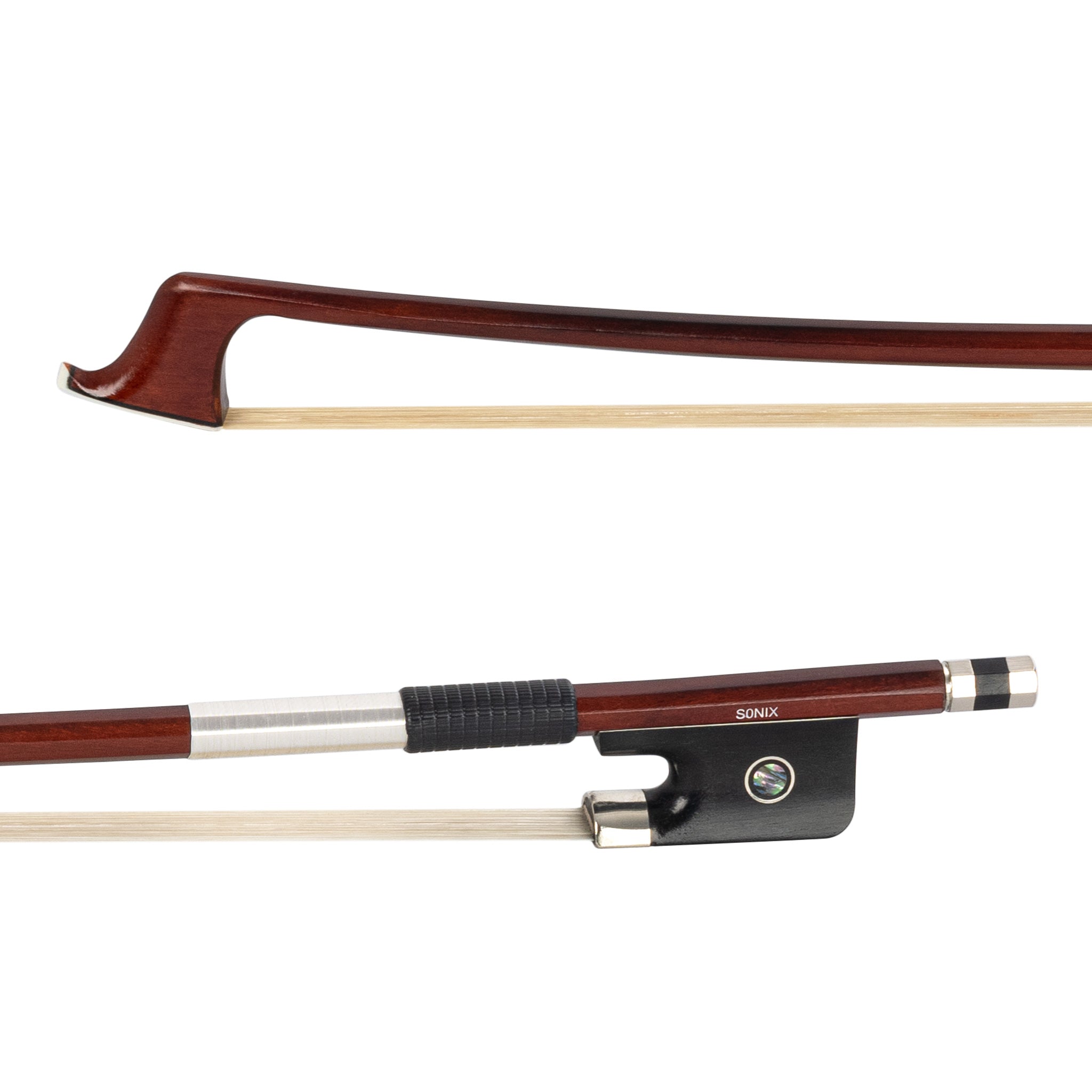 Sonix by MMX 63 student Sandalwood cello bow - 1/4 quarter size