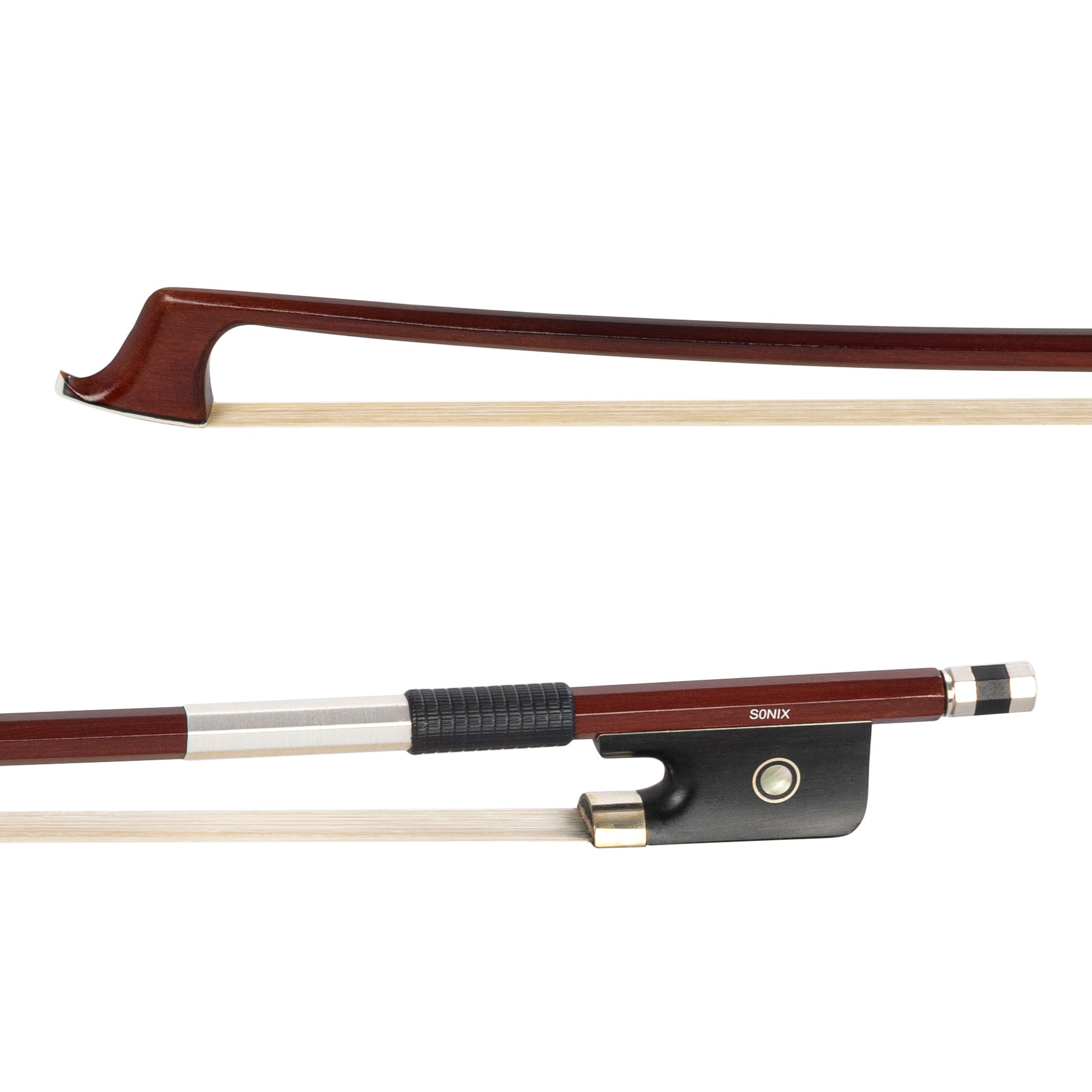 Sonix by MMX 63 student Sandalwood cello bow - 3/4 three quarter size