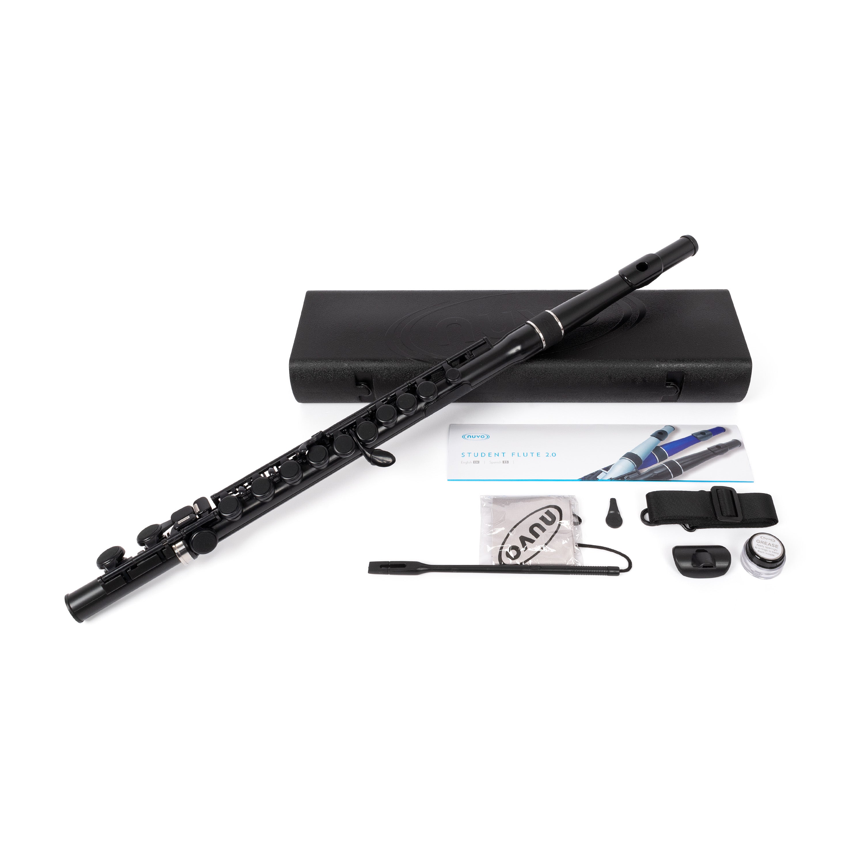 N230SFBK - Nuvo N230 Student flute outfit Black / A1