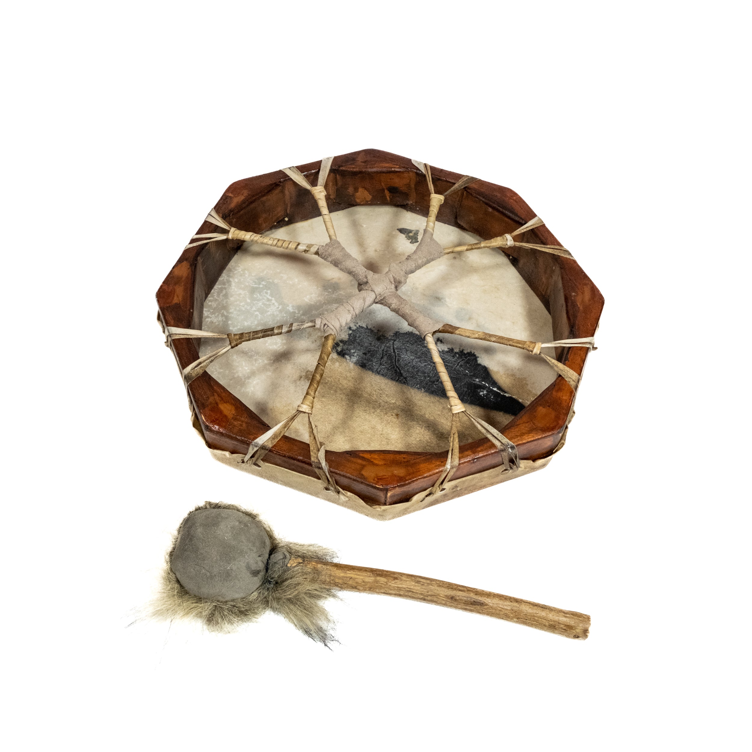 OW-SHDRPA30 - Drums for Schools painted shaman drum 12 inch / A1