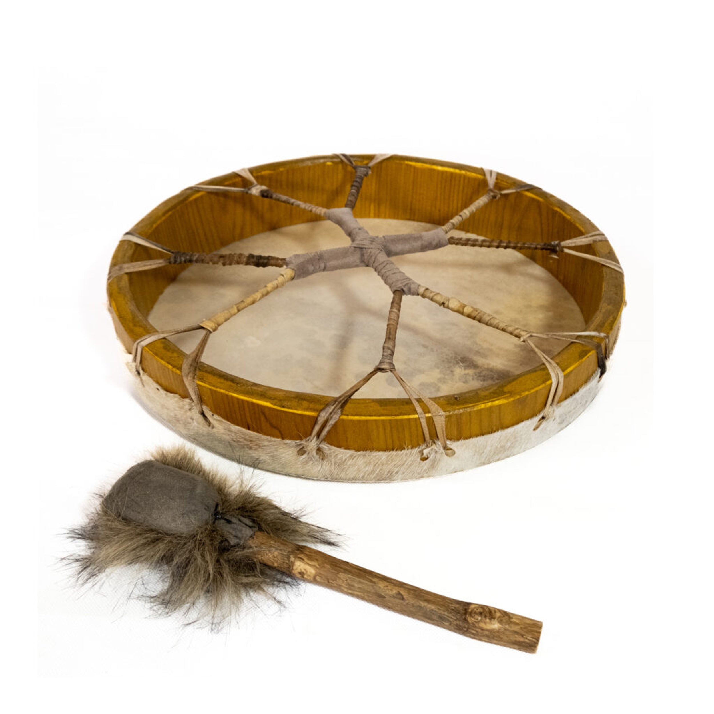 OW-SHDRROHA40 - Drums for Schools round hair shaman drum 16 inch / A1