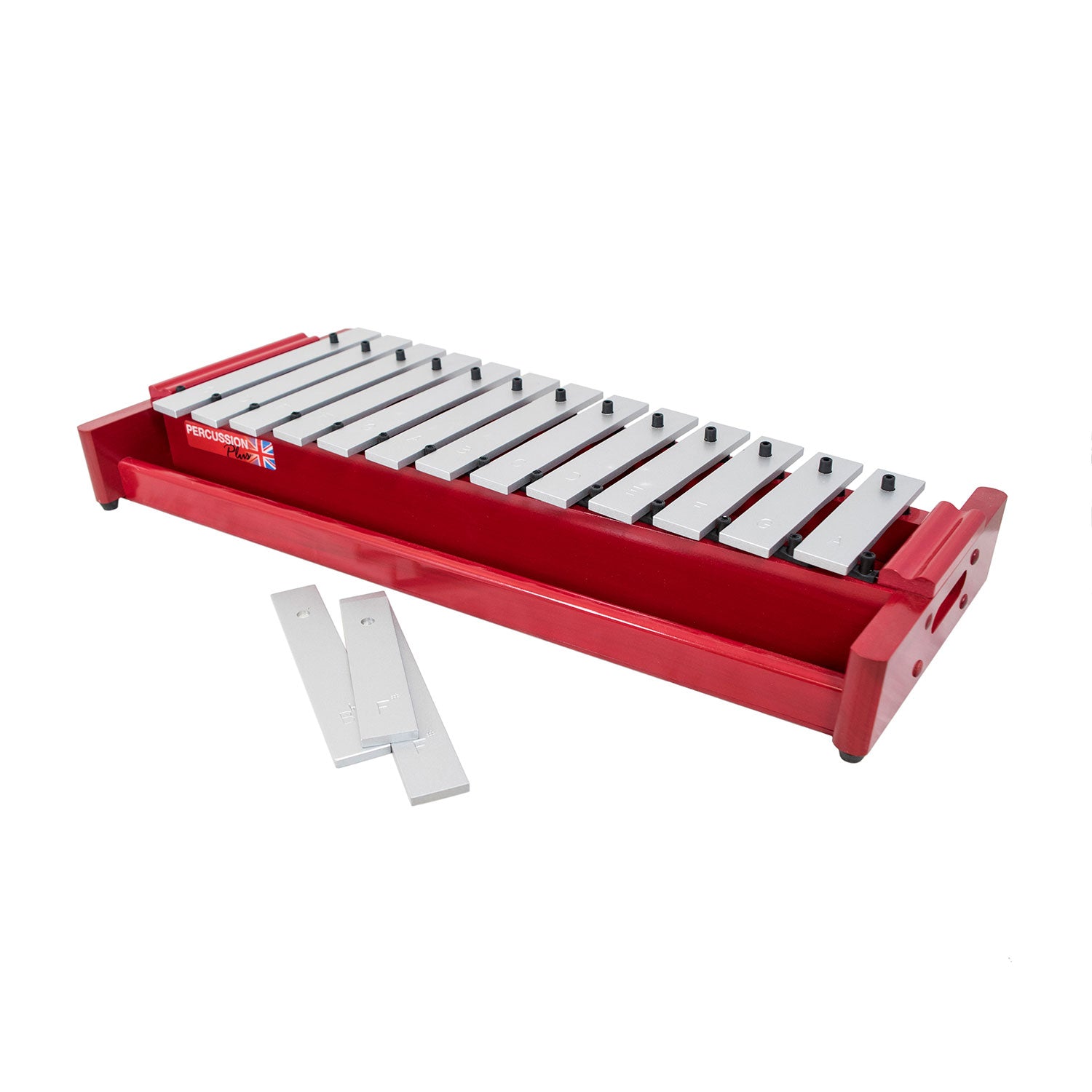 Percussion Plus Classic Red Box soprano diatonic metallophone