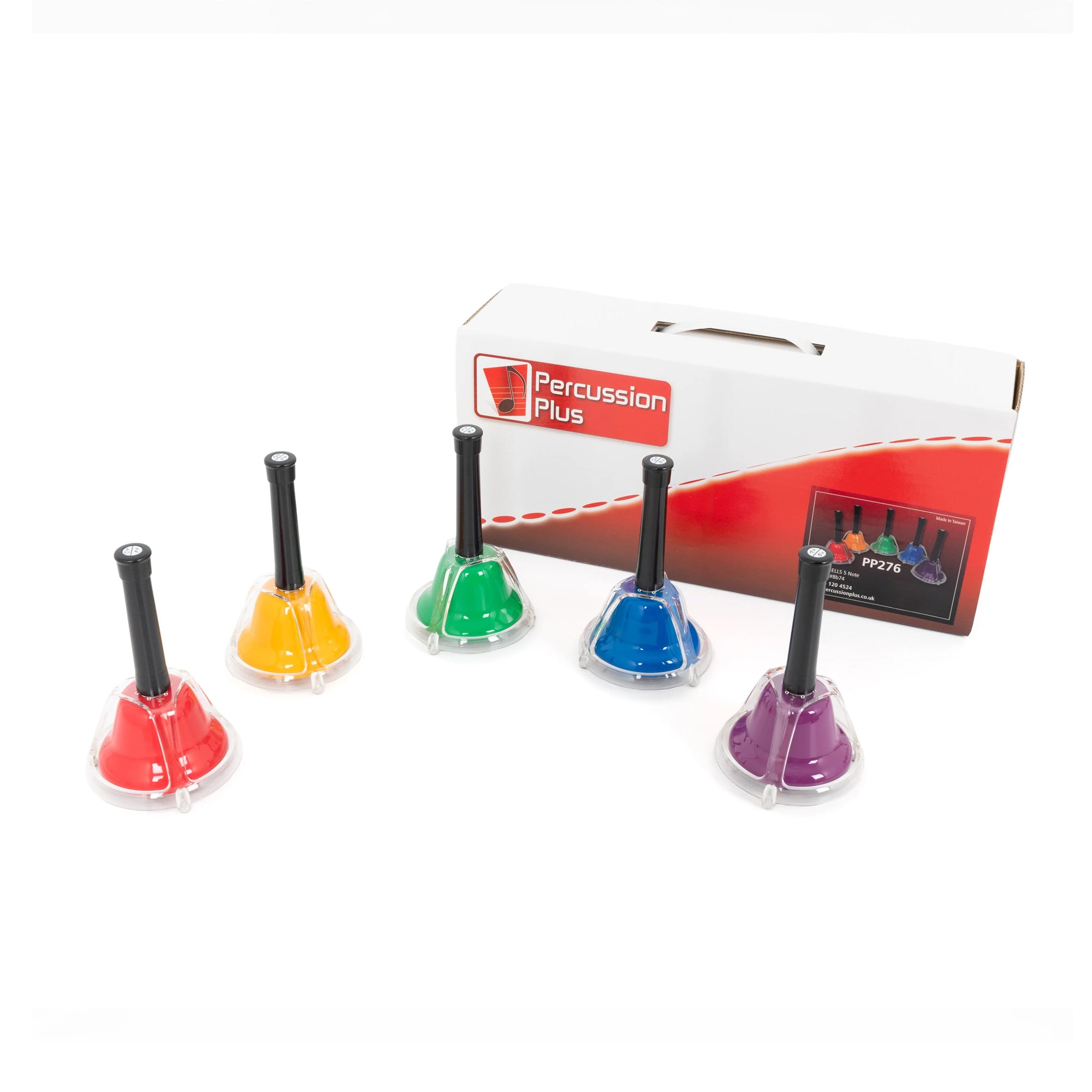Percussion Plus combi hand bells - Chromatic half set of 5