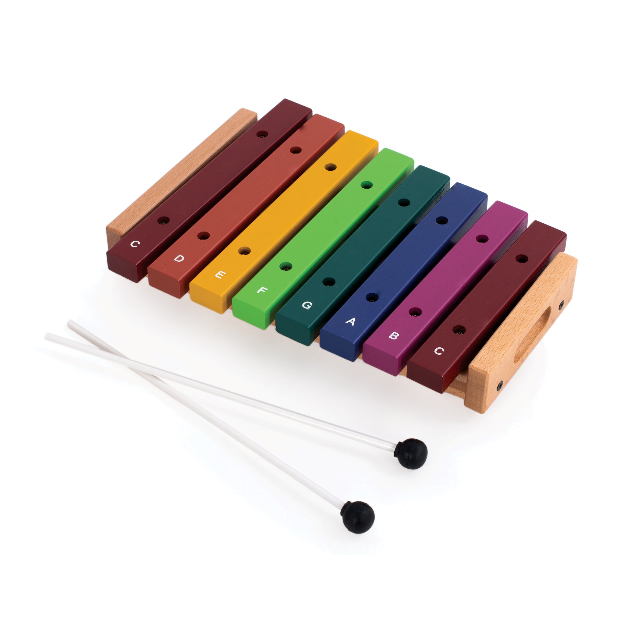 Percussion Plus rainbow xylophone - 1 octave (8 bars)
