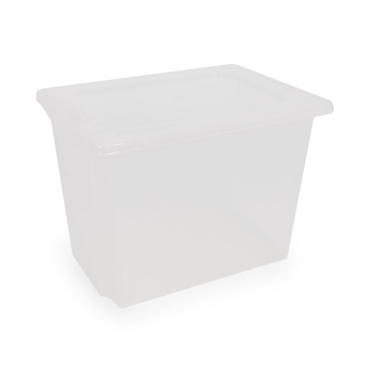 PP3513 - Monarch 5x 40L extra strong storage box and lid set - Clear Default title