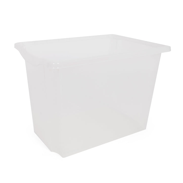 PP3513 - Monarch 5x 40L extra strong storage box and lid set - Clear Default title