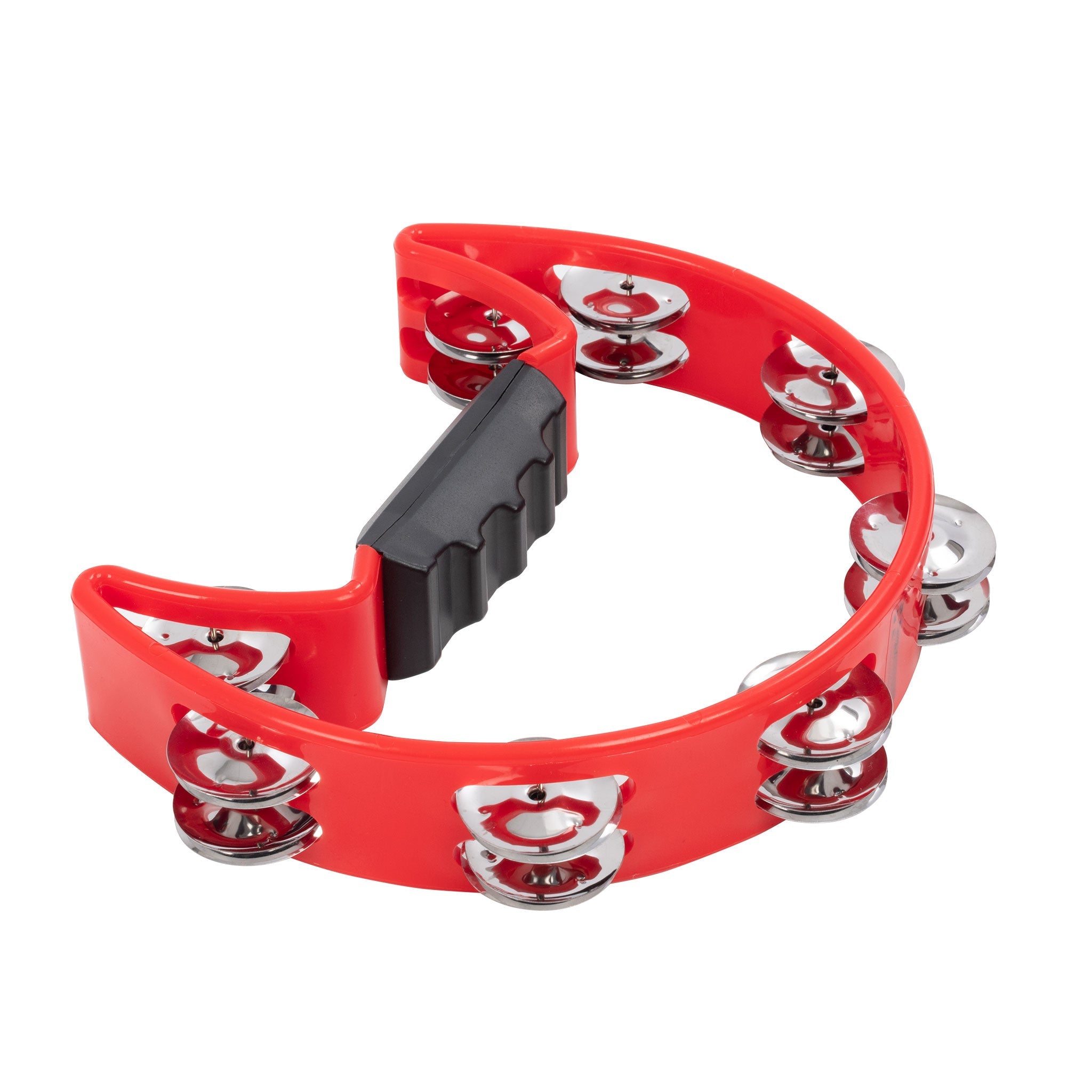 Percussion Plus cutaway tambourine – Red – EpicZebra.com