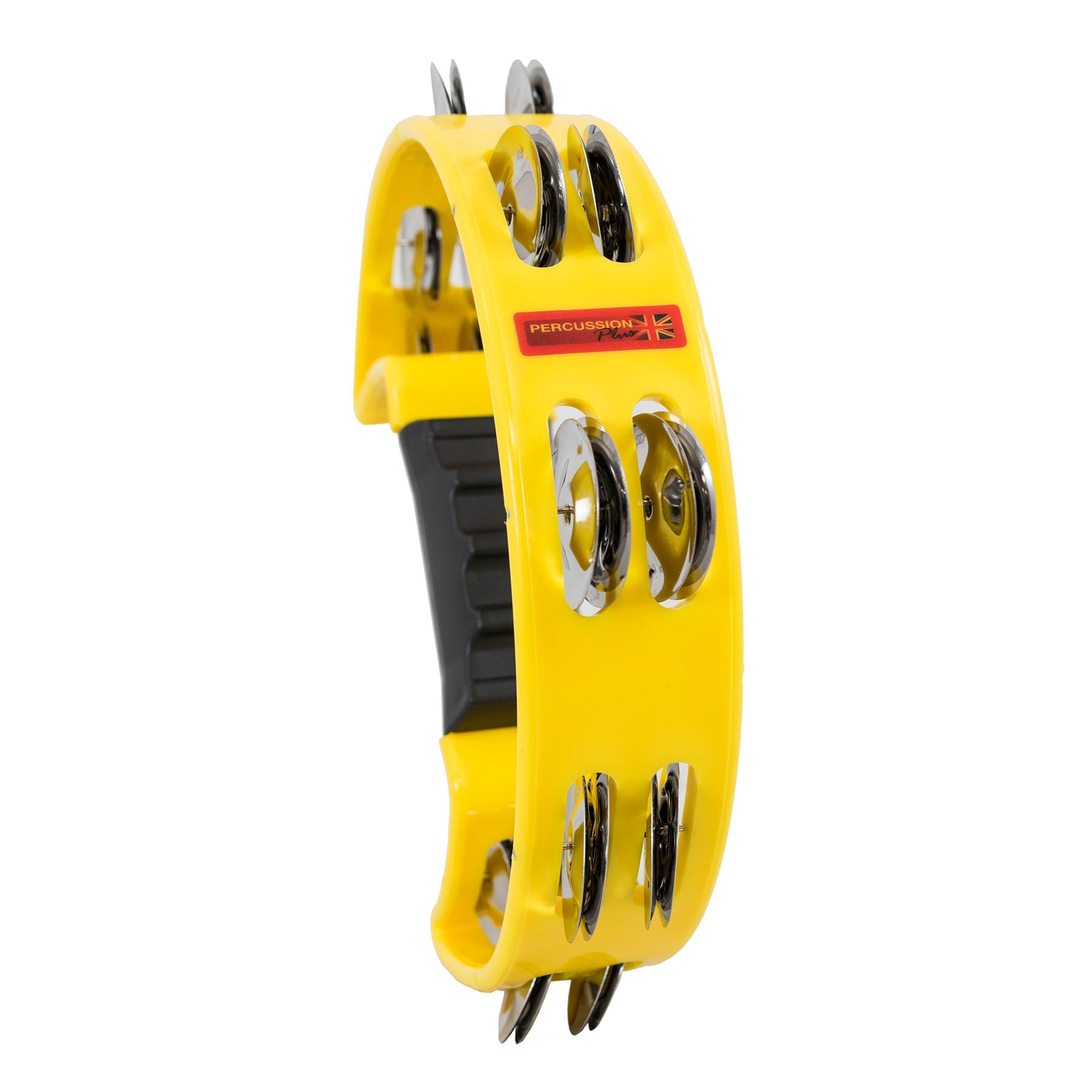 Percussion Plus cutaway tambourine - Yellow