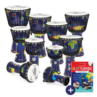 PP695-10PK - Percussion Plus World Slap Djembe 10 pack – rope tuned Default title