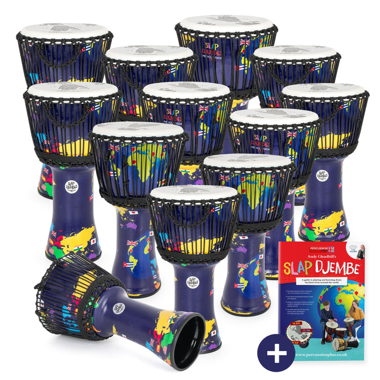 PP695-12PK - Percussion Plus World Slap Djembe secondary 12 pack - rope tuned Default title