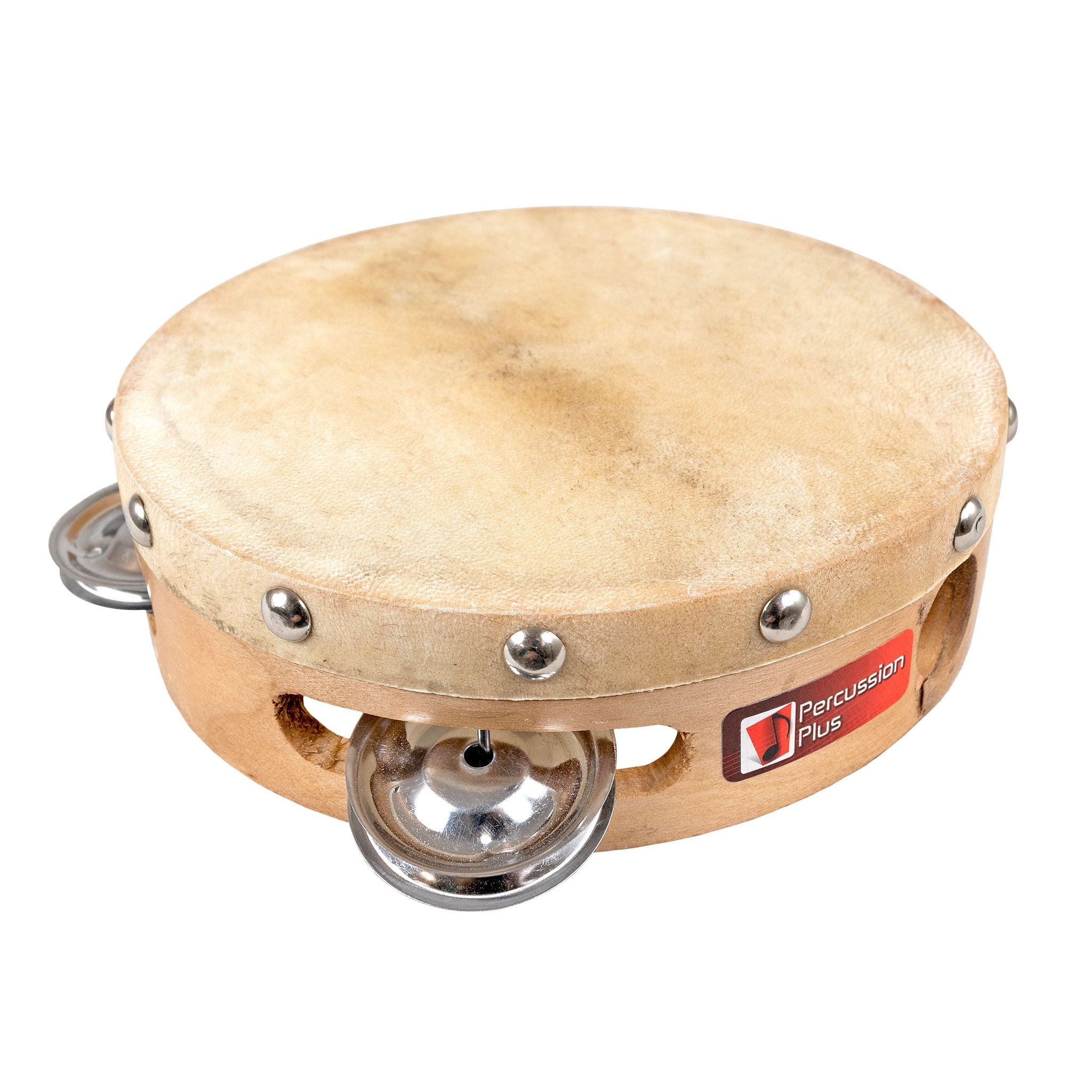 Percussion Plus wood shell tambourine - 6"