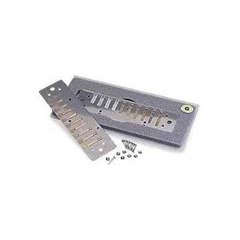 RP-G-48,RP-S-56C,RP-SCX-48C,RP-SCX-48D,RP-SCX-56,RP-SCX-64 - Suzuki chromatic harmonica reed plate set with screws Gregoire Maret G-48 / A1