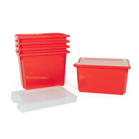 PP3512 - Monarch 5x 40L extra strong storage box and lid set - Red Default title