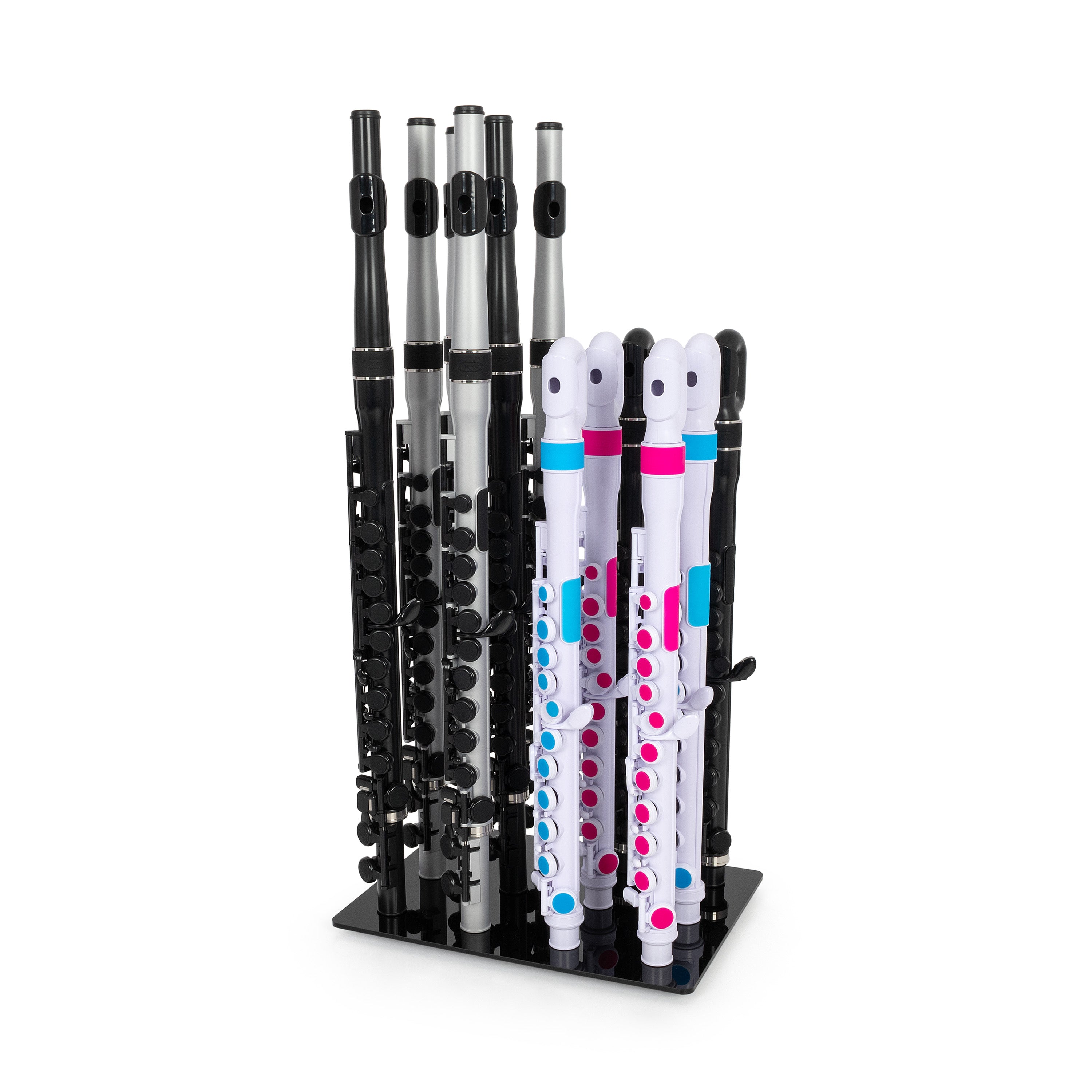 S250DR12 - Nuvo school desk stand – 12 Clarineos and Flutes A1