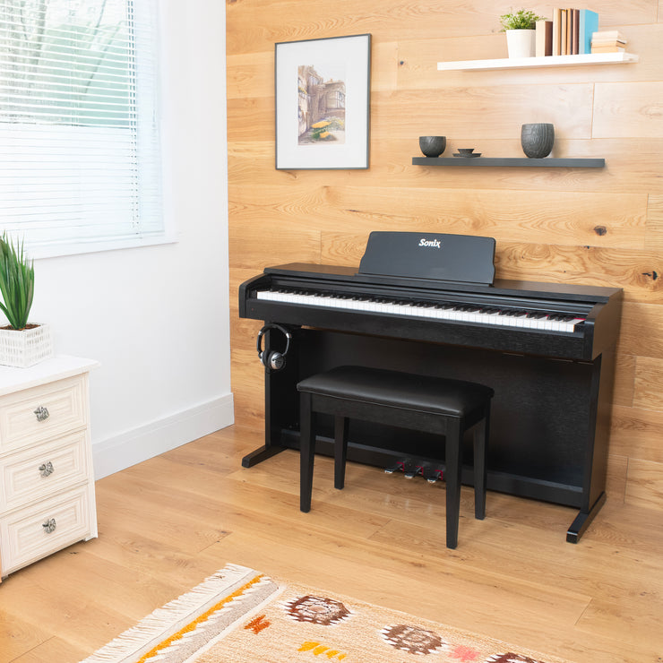 SXP9B - Sonix SXP9 digital piano with bench Black